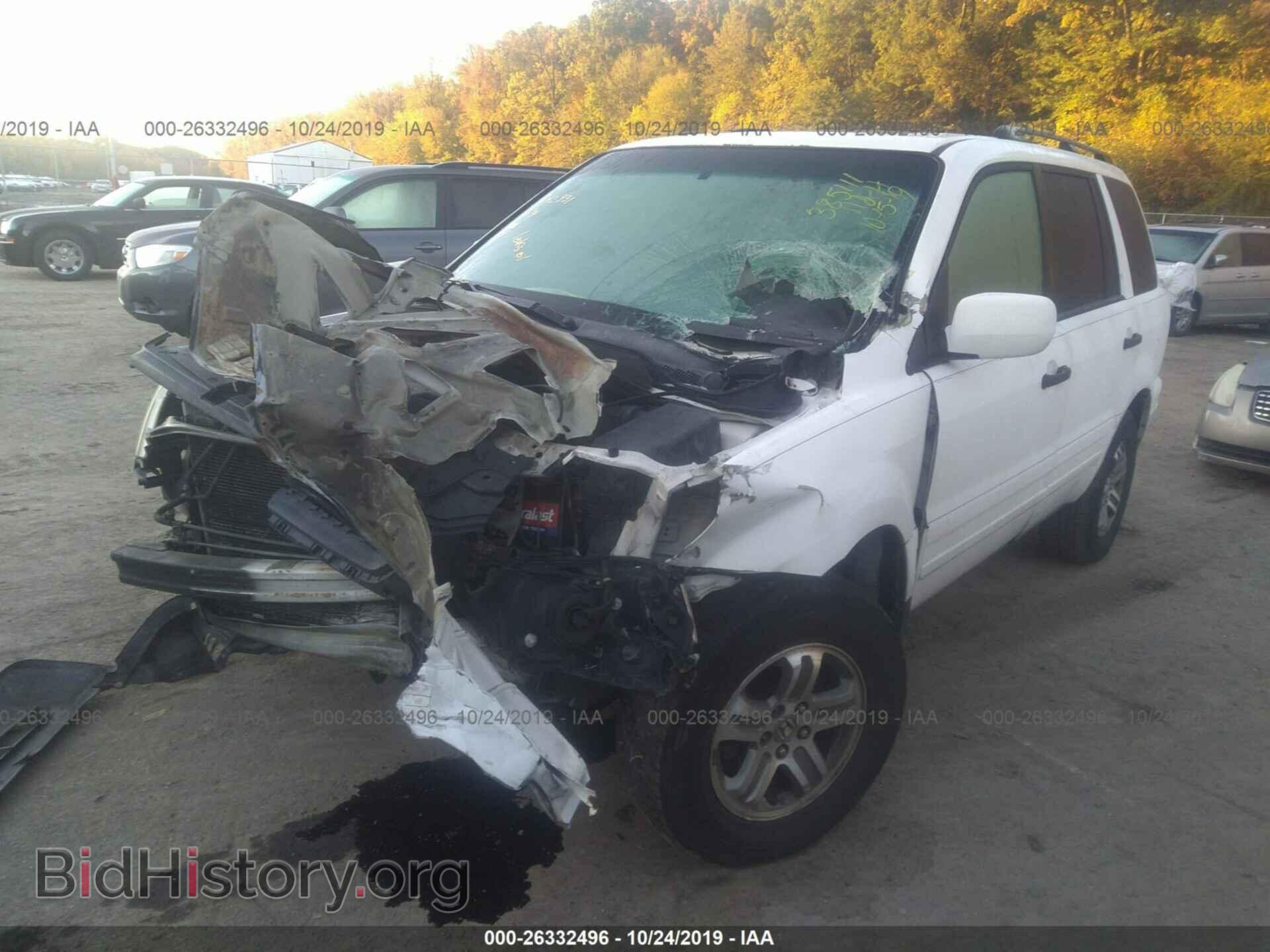 2005 HONDA PILOT - VIN: 5FNYF18665B067470 - Фото 2