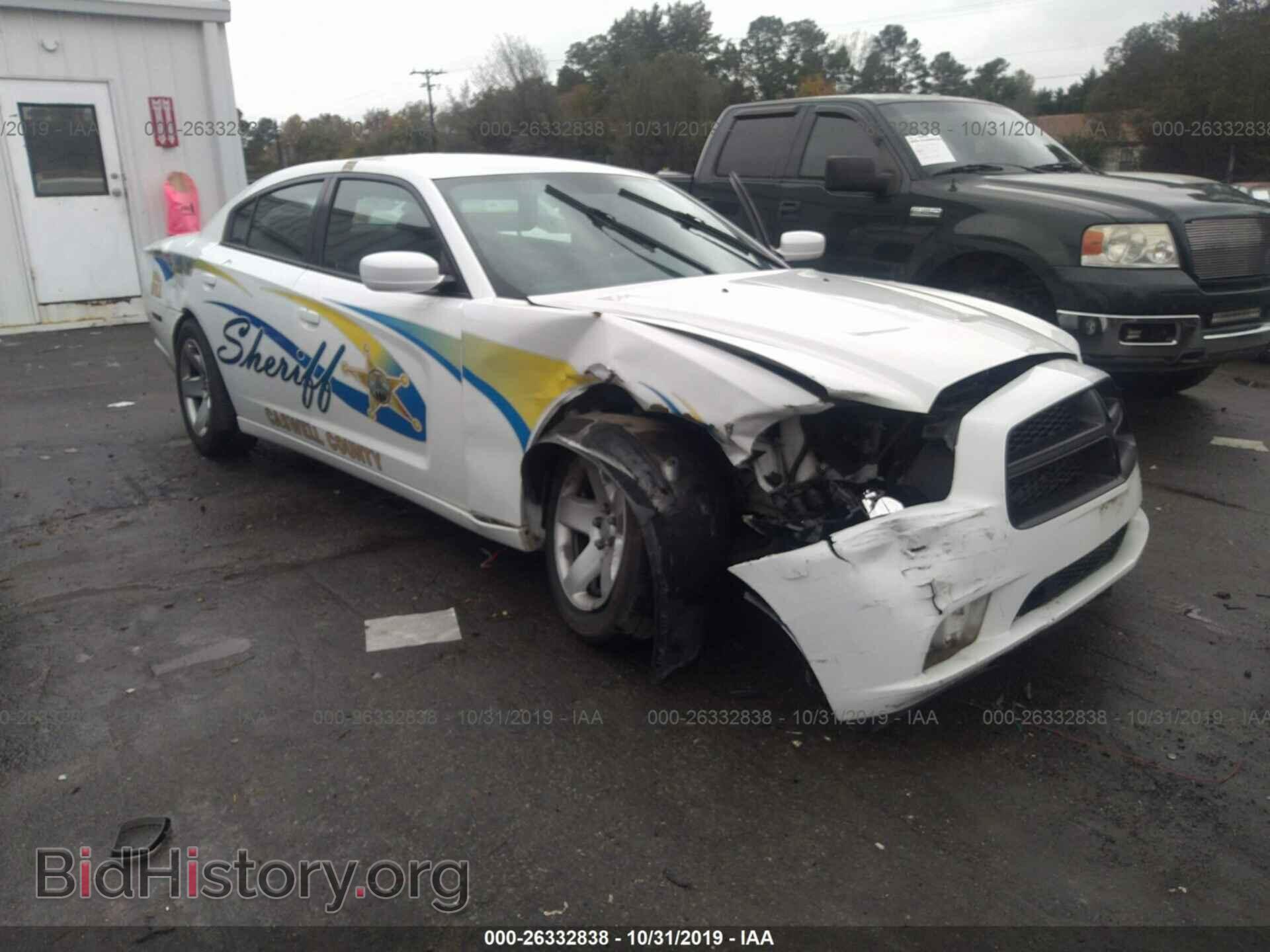 Photo 2C3CDXAT7CH134656 - DODGE CHARGER 2012