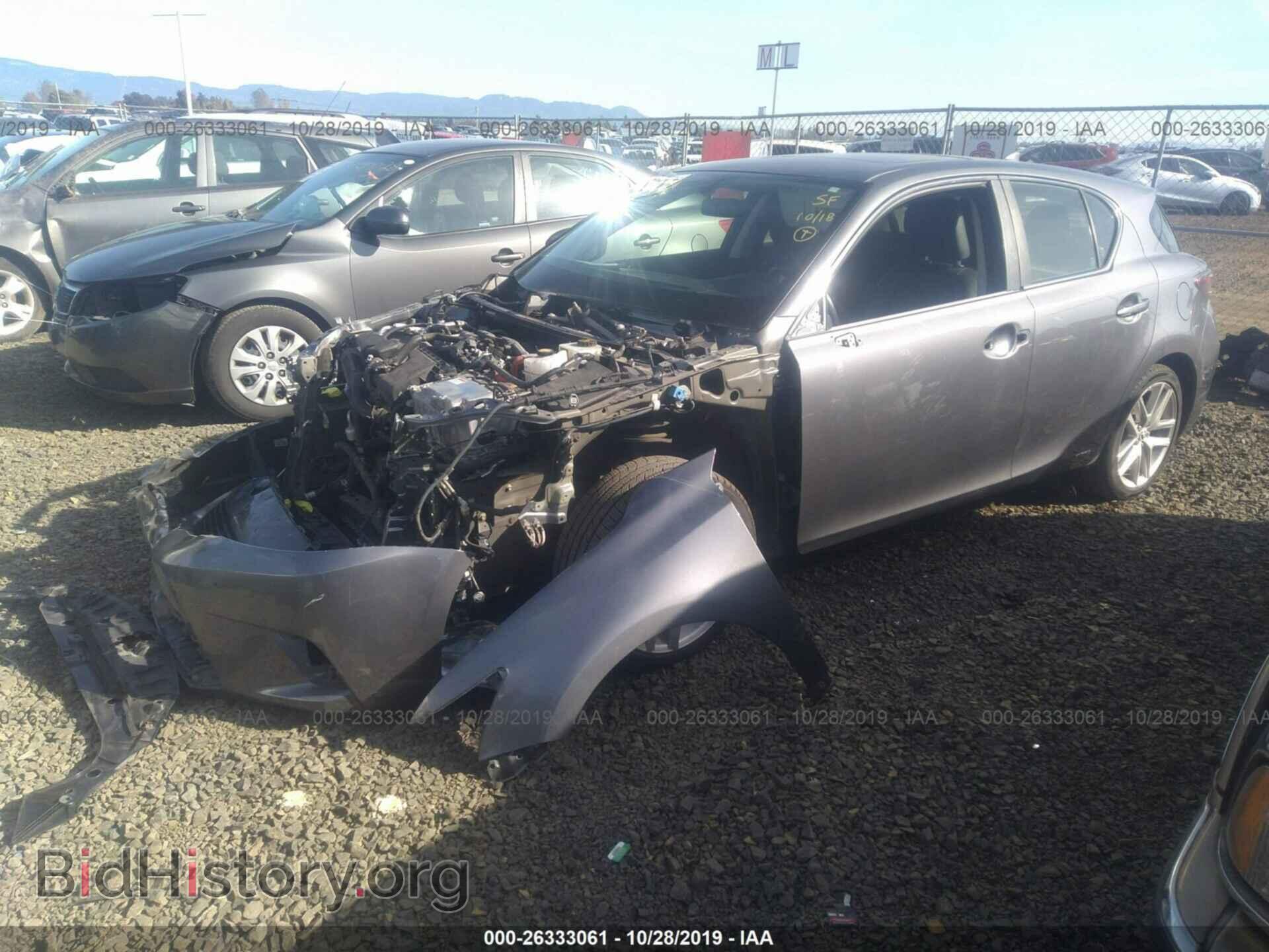 2014 Lexus CT - VIN: JTHKD5BH7E2176034 - Фото 2