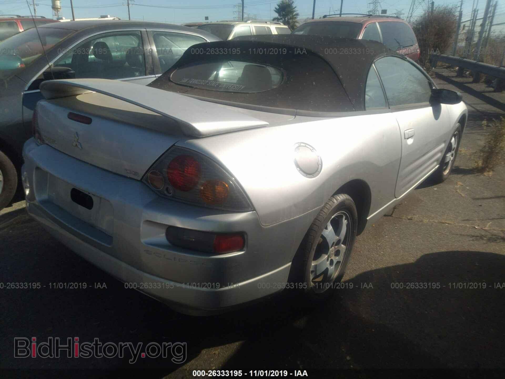2003 MITSUBISHI ECLIPSE - VIN: 4A3AE45G43EO8435 - Photo 4