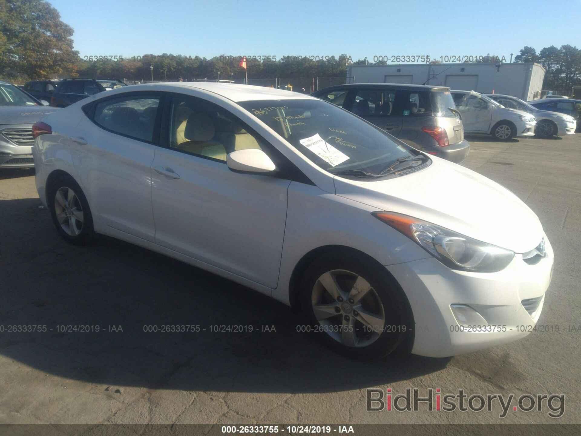 Photo 5NPDH4AE8CH116517 - HYUNDAI ELANTRA 2012