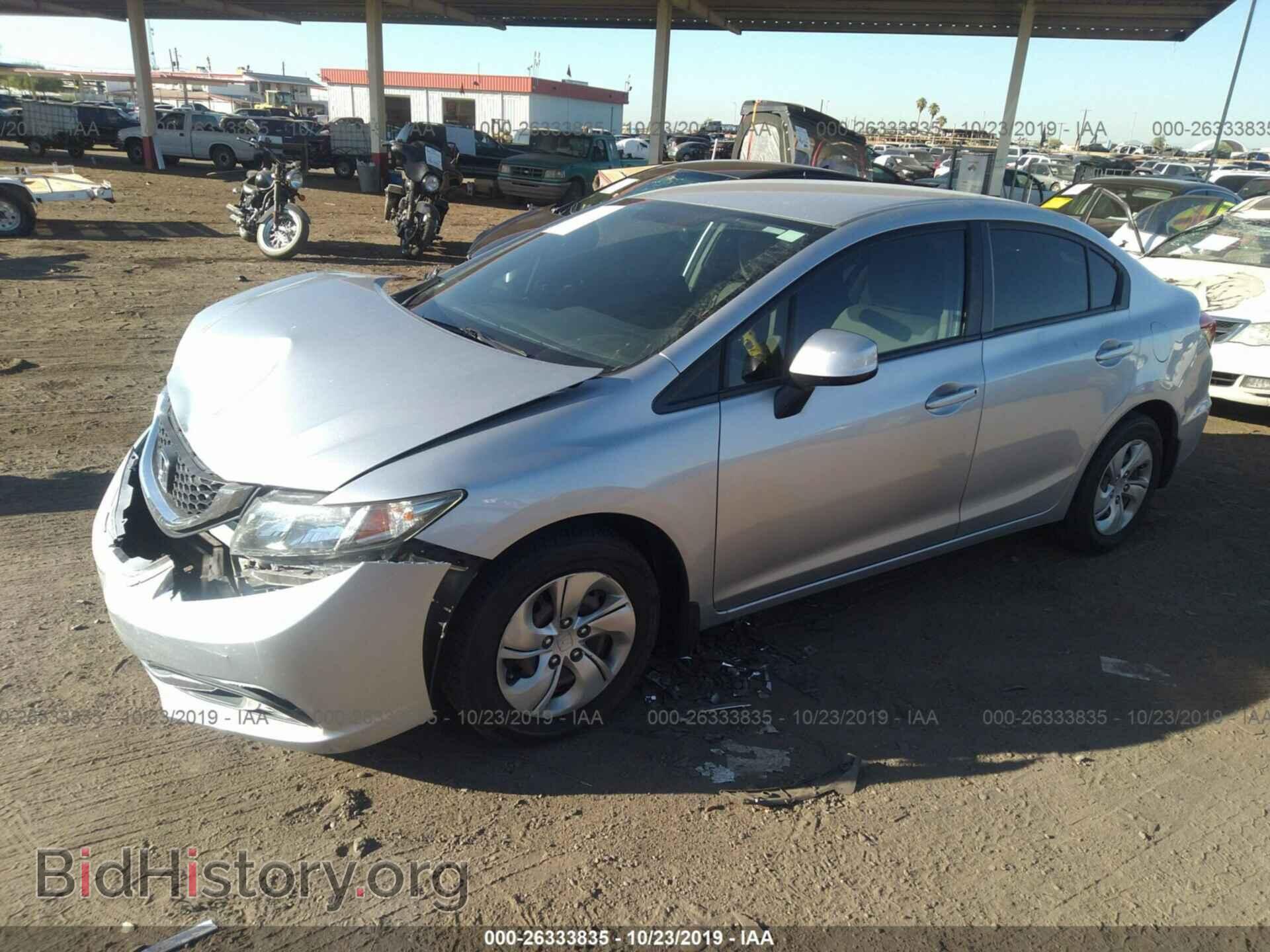 2013 HONDA CIVIC - VIN: 2HGFB2F56DH300096 - Фото 2