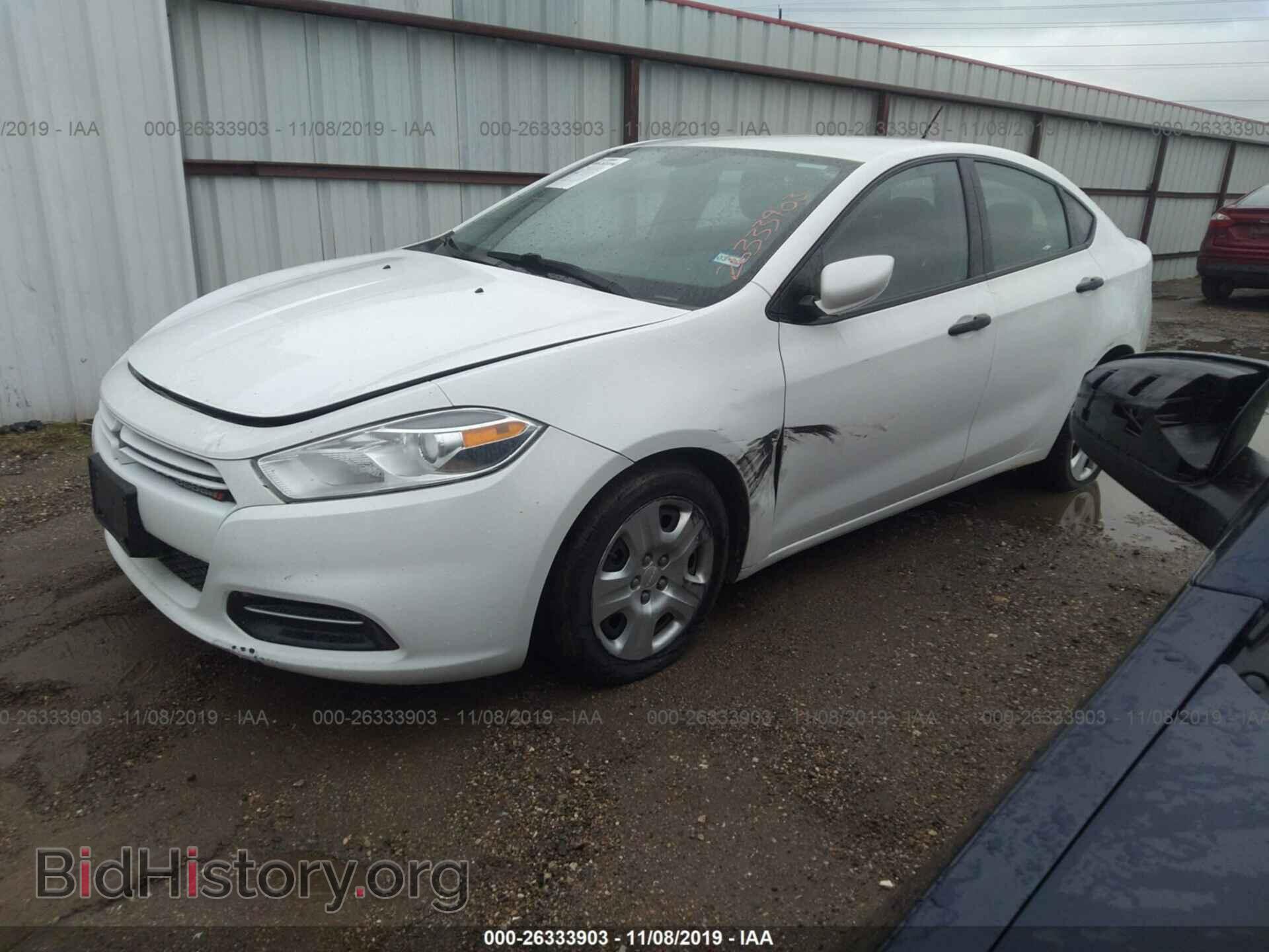 2013 DODGE DART - VIN: 1C3CDFAA6DD290002 - Фото 2