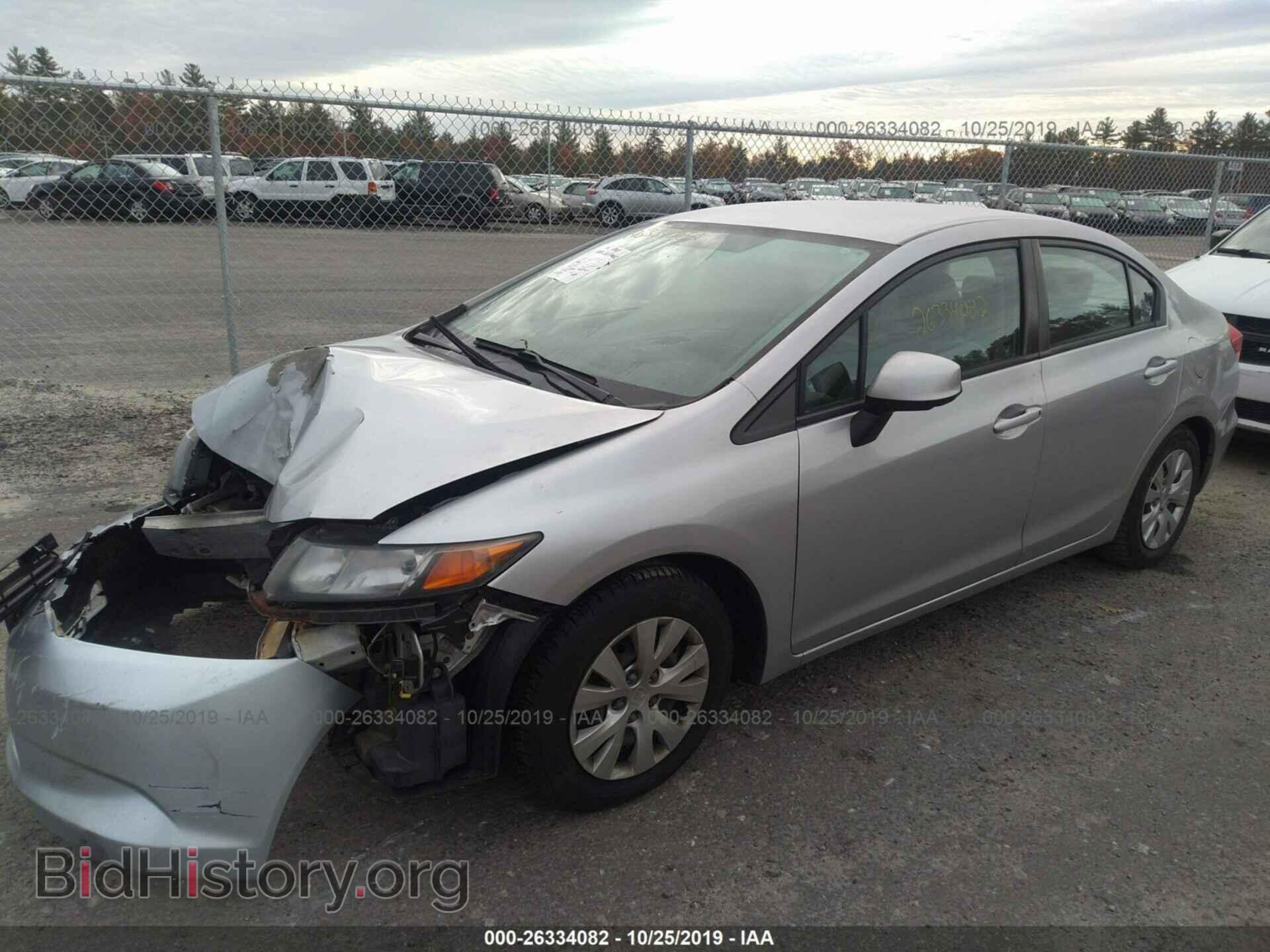 2012 HONDA CIVIC - VIN: 2HGFB2F53CH310020 - Photo 2
