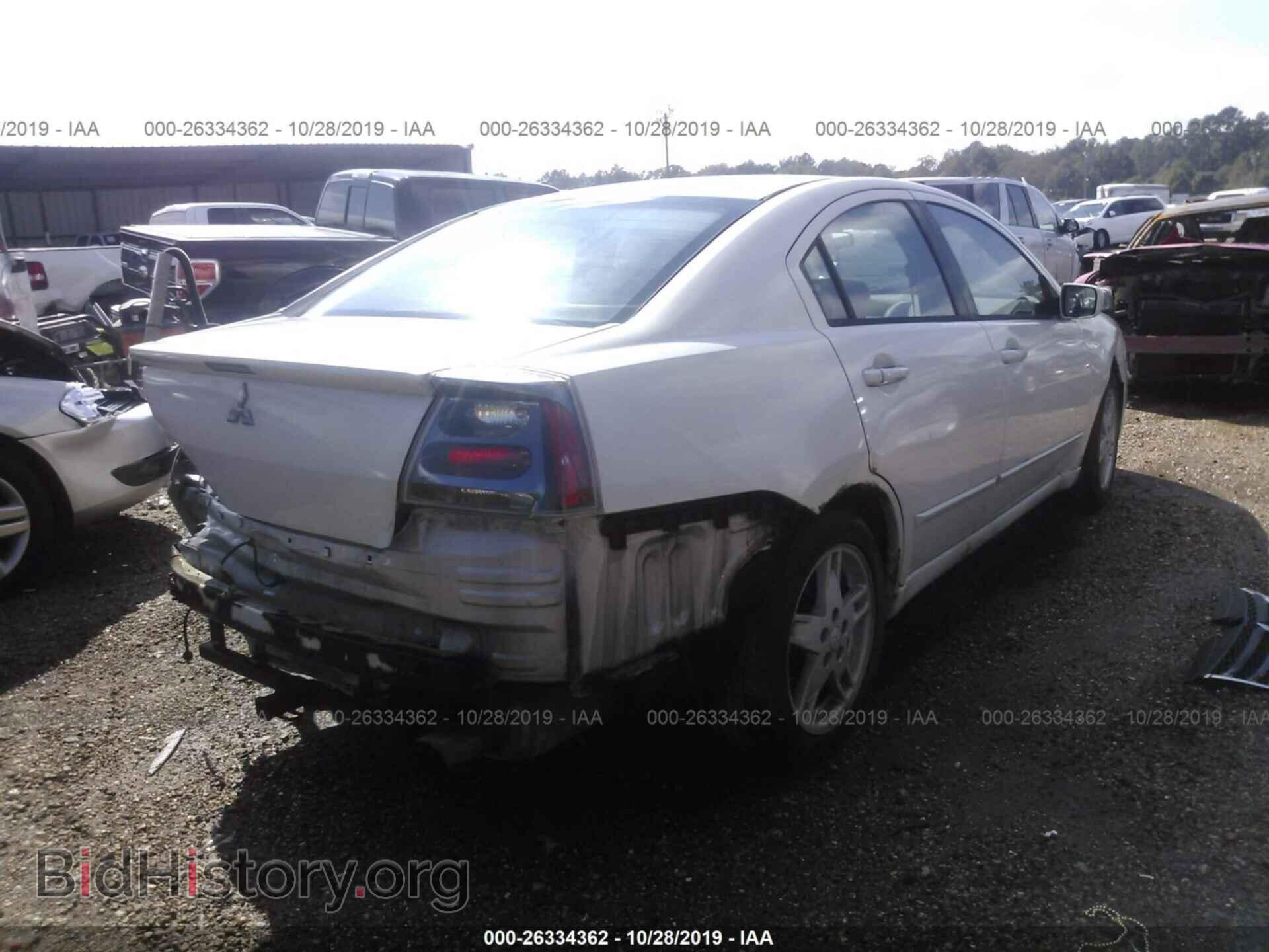 2004 MITSUBISHI GALANT - VIN: 4A3AB76S54E122598 - Фото 4