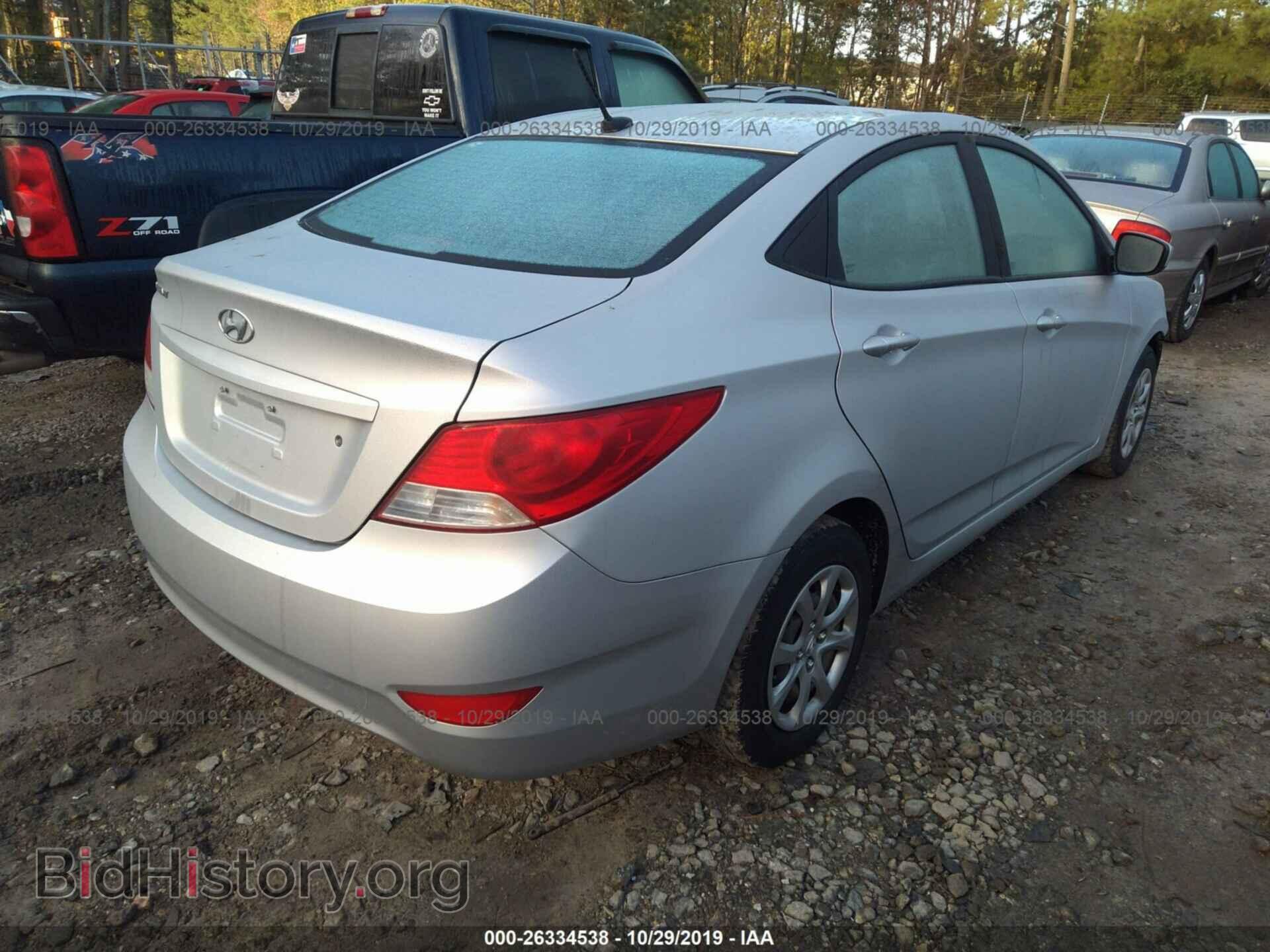 2014 HYUNDAI ACCENT - VIN: KMHCT4AE7EU611466 - Фото 4