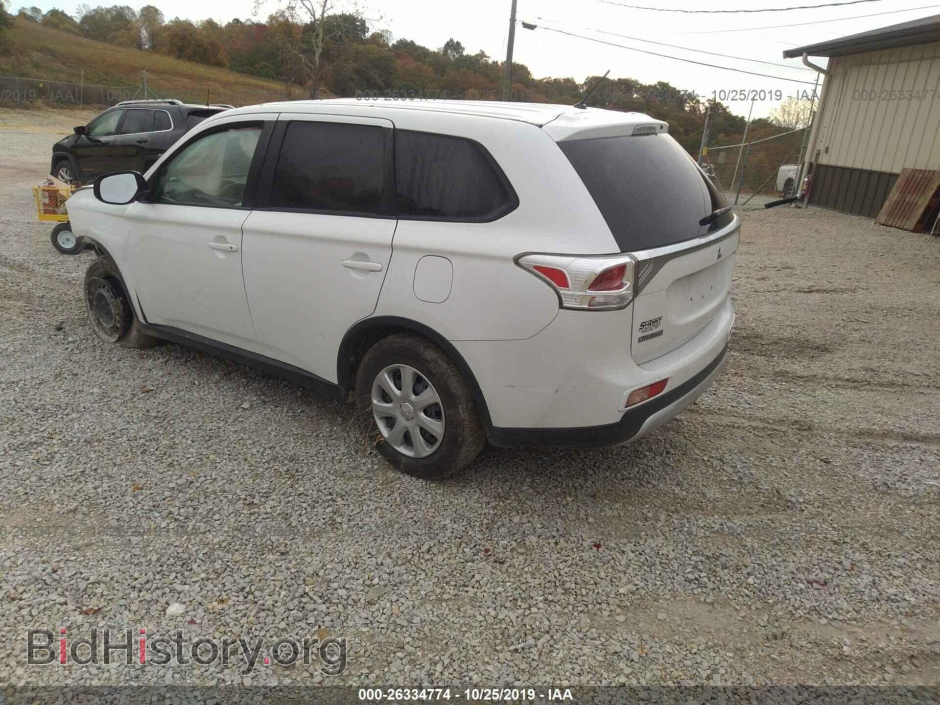 2015 MITSUBISHI OUTLANDER - VIN: JA4AD2A30FZ009504 - Фото 3