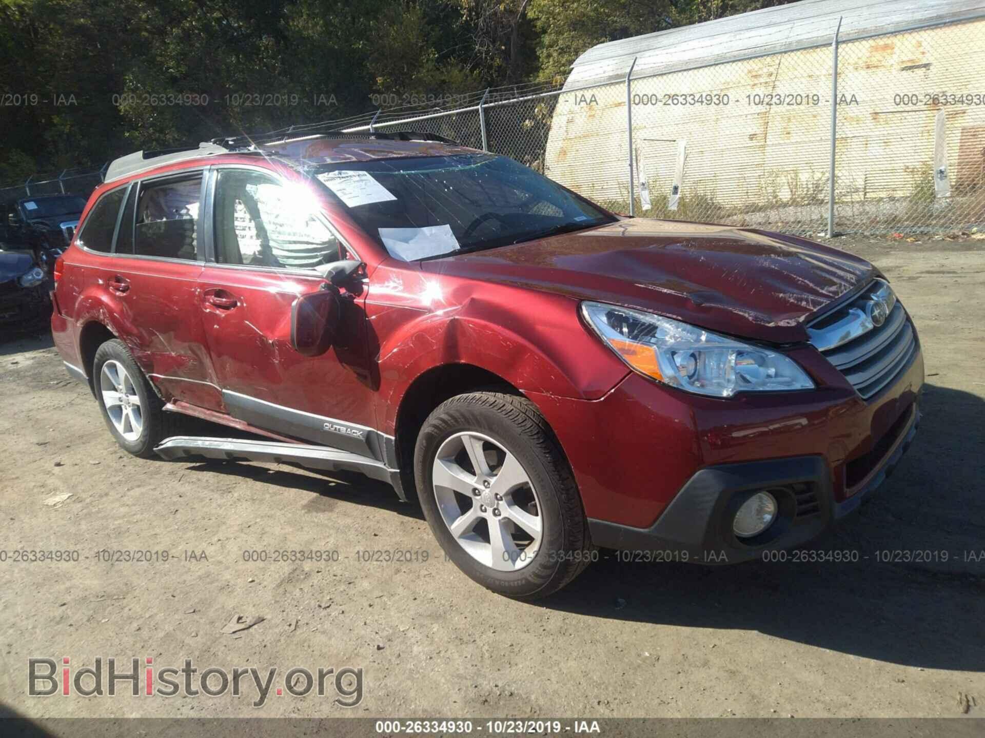 Фотография 4S4BRBCC9E3233893 - SUBARU OUTBACK 2014