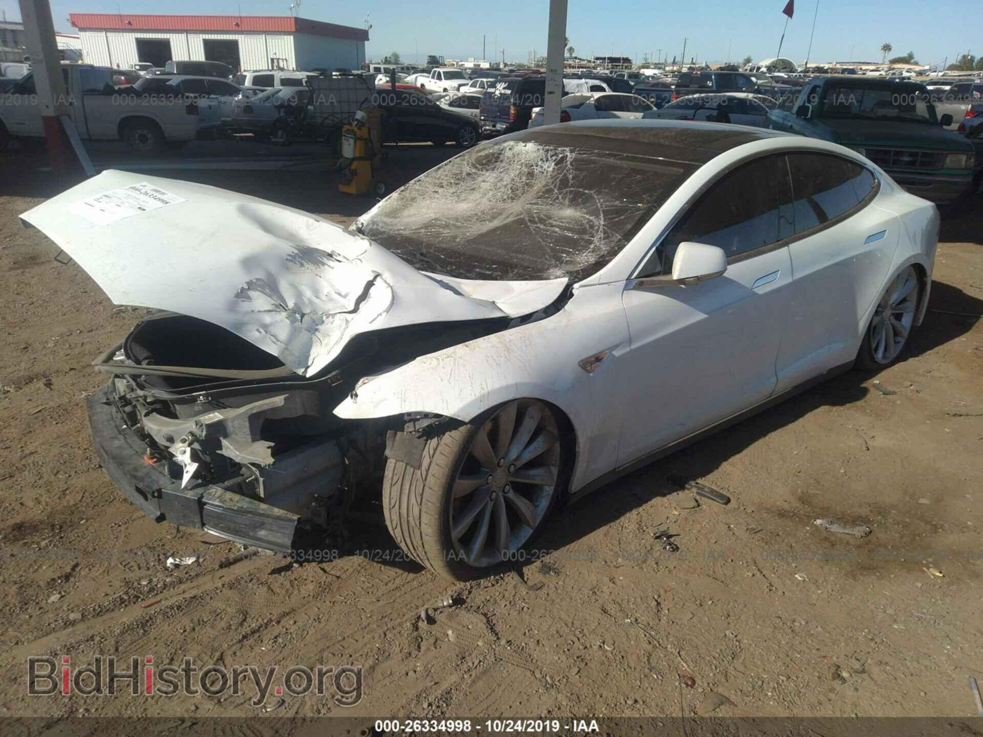 2013 TESLA MODEL S - VIN: 5YJSA1DP4DFP04602 - Фото 2