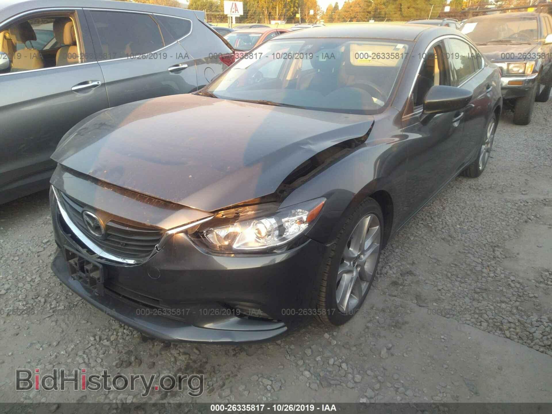 2014 MAZDA 6 - VIN: JM1GJ1T68E1144706 - Фото 2