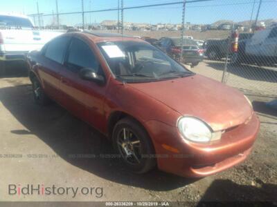 2000 Dodge NEON ES, orange — VIN 1B3ES46C6YD786479, IAAI