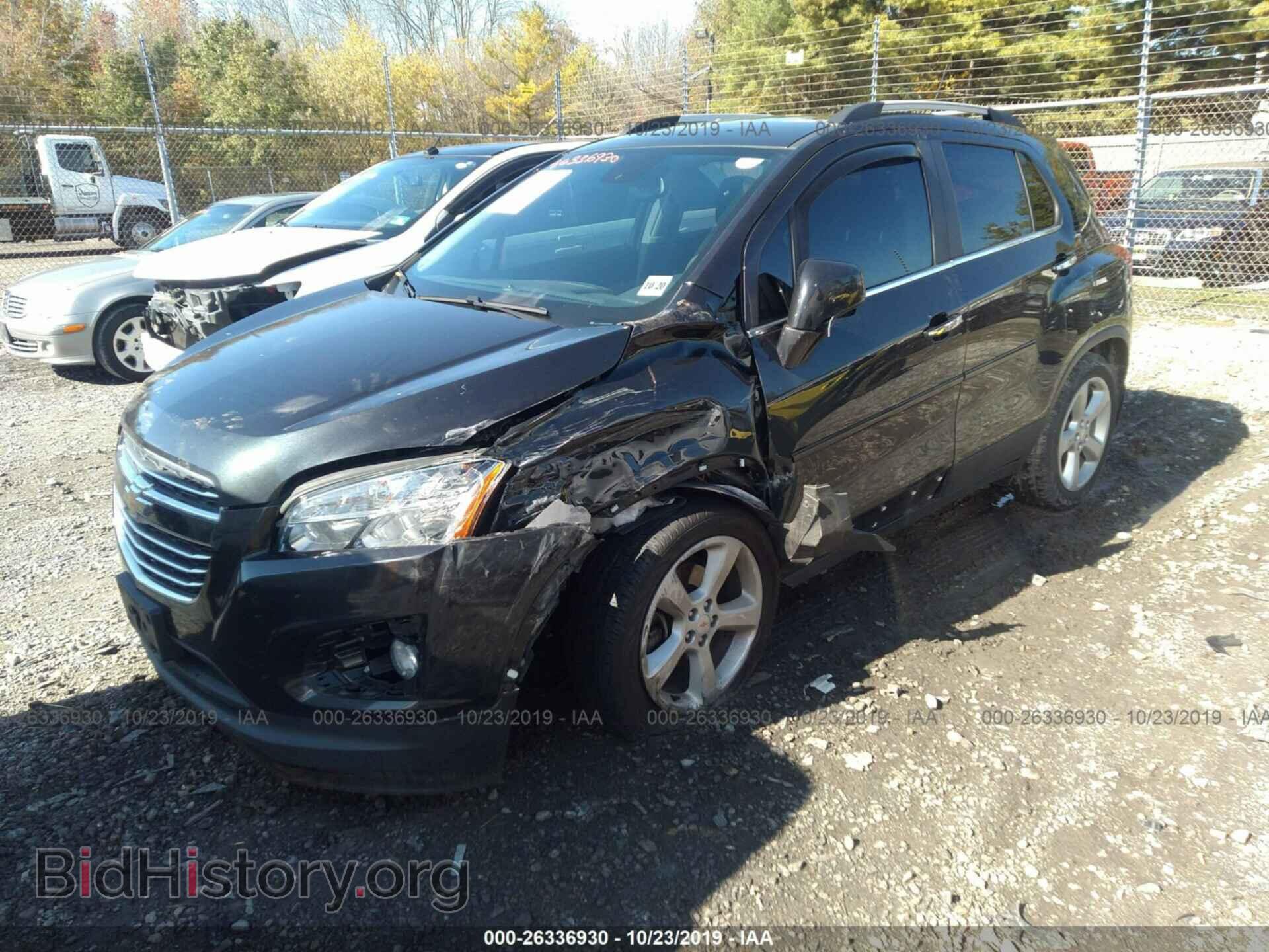 2015 CHEVROLET TRAX - VIN: KL7CJNSB7FB152387 - Фото 2