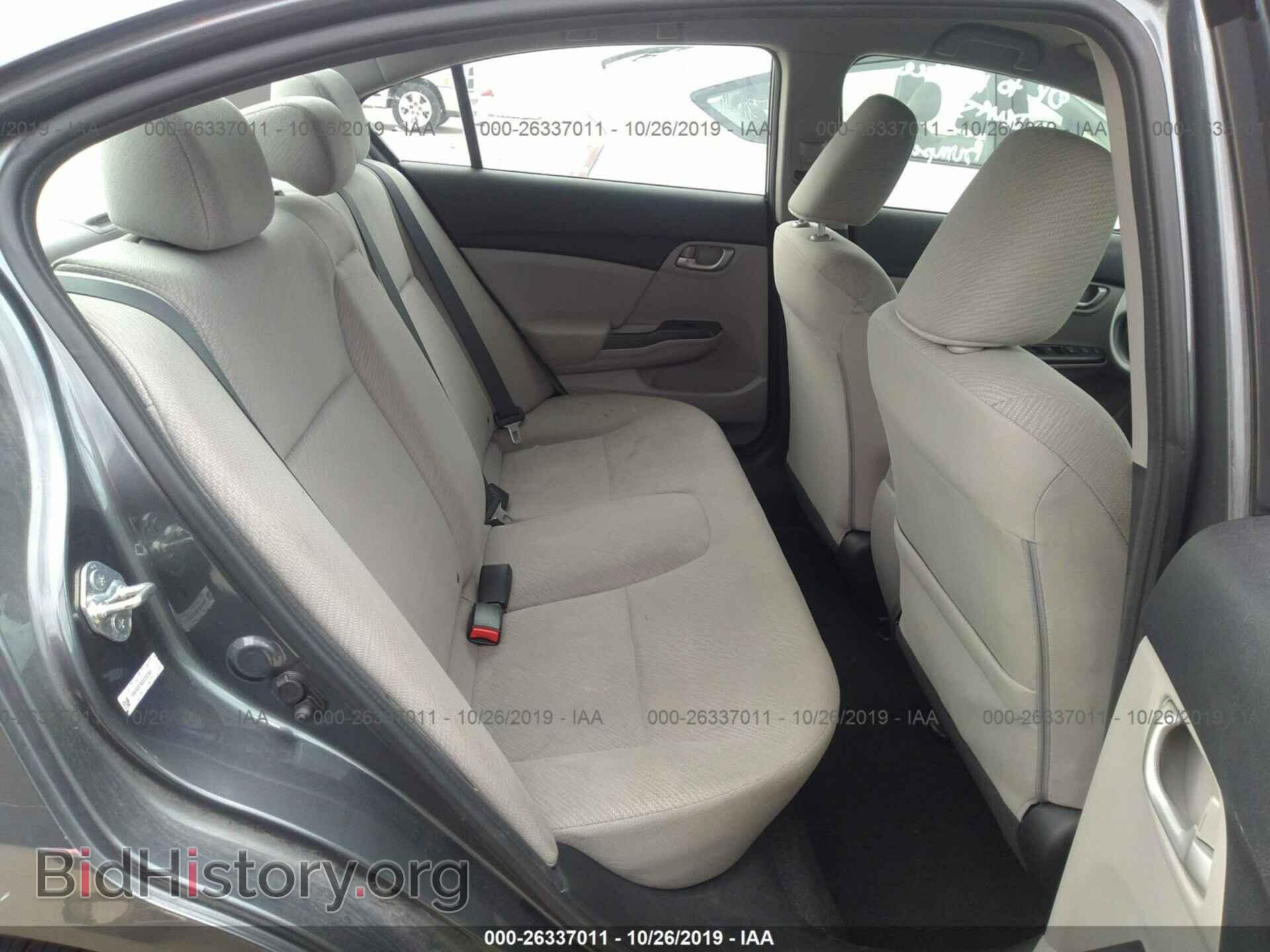 2013 HONDA CIVIC - VIN: 19XFB2F58DE032341 - Фото 8