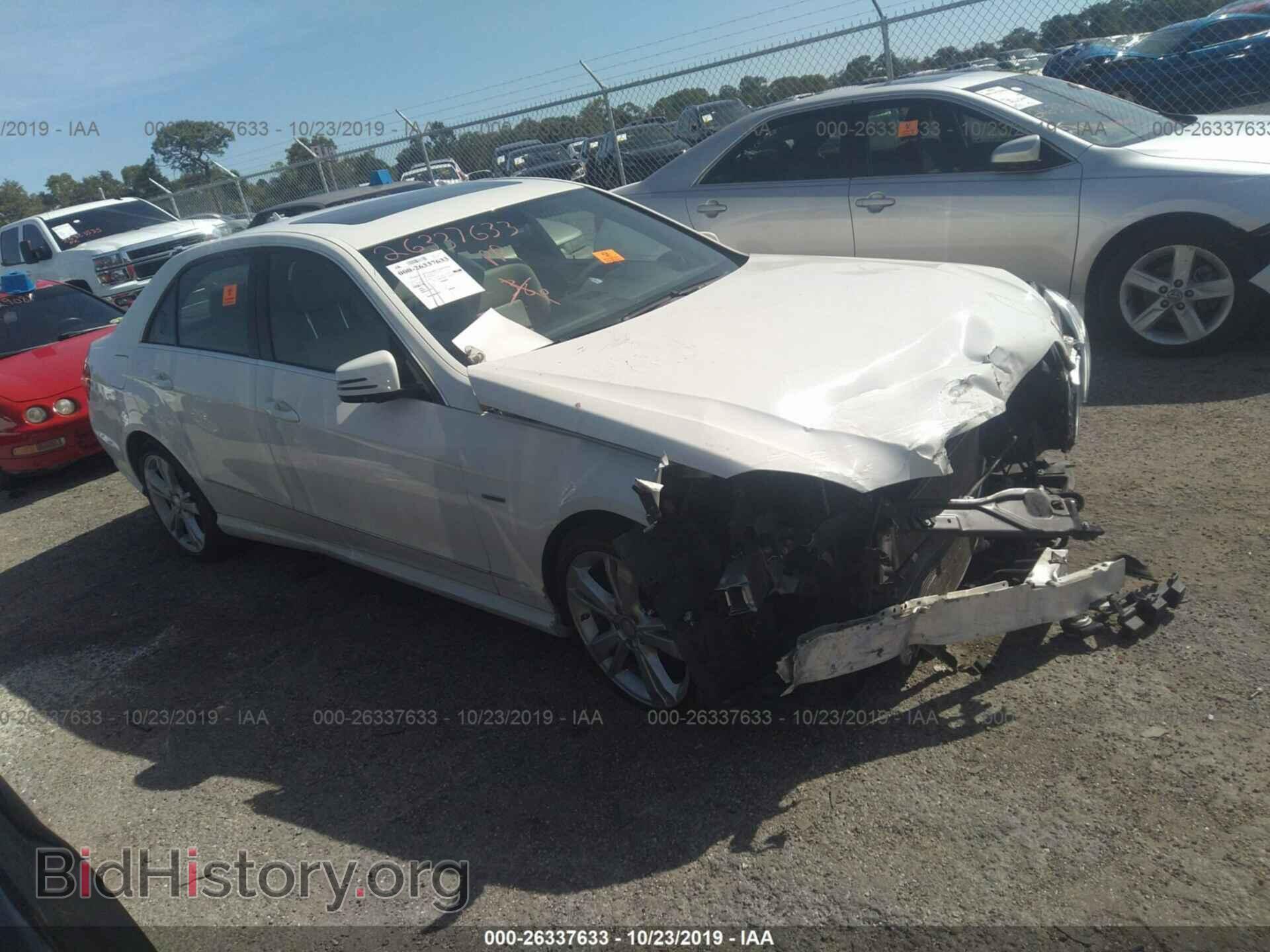 Photo WDDHF5KB1CA525621 - MERCEDES-BENZ E 2012