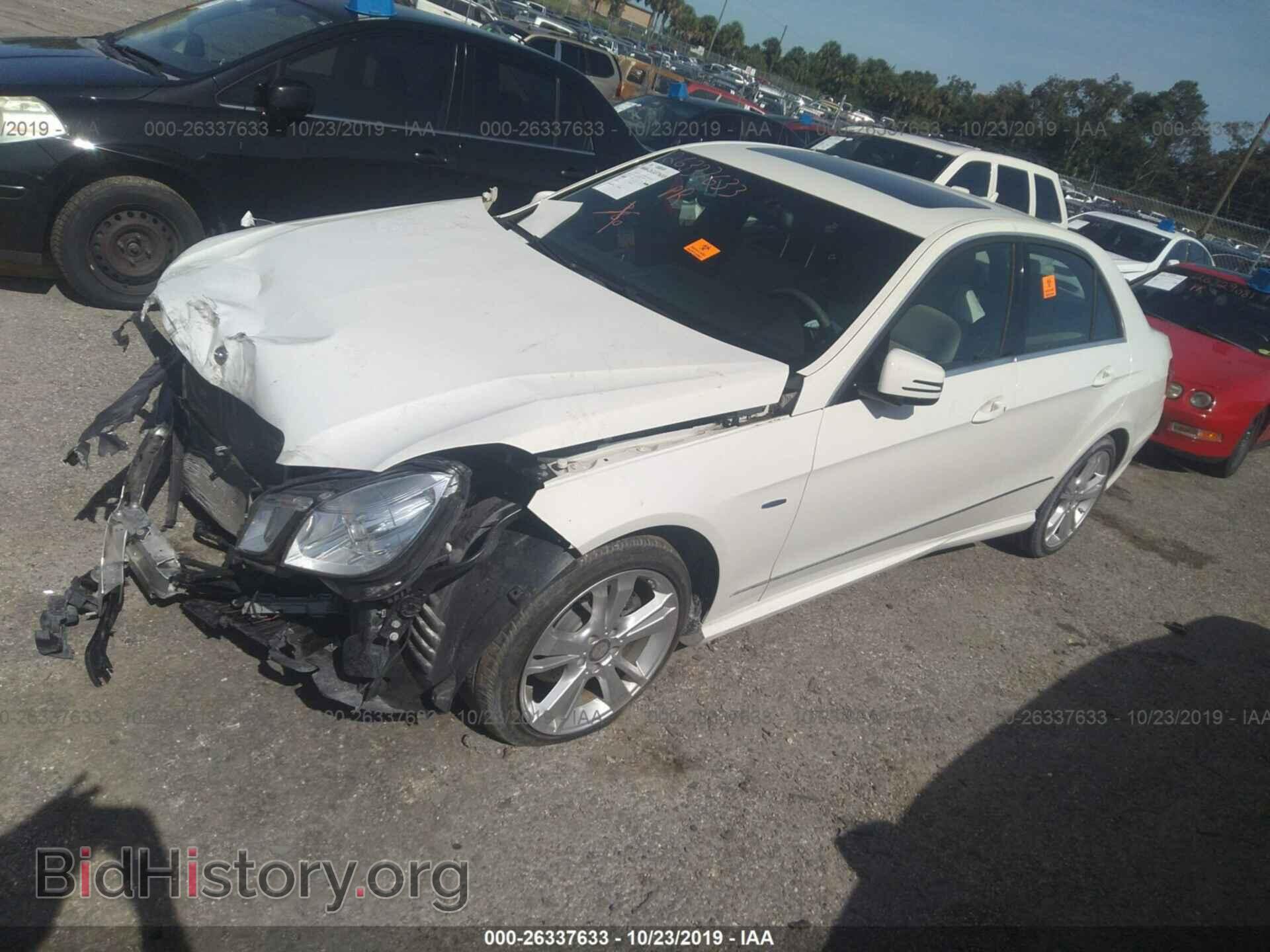 2012 MERCEDES-BENZ E - VIN: WDDHF5KB1CA525621 - Фото 2
