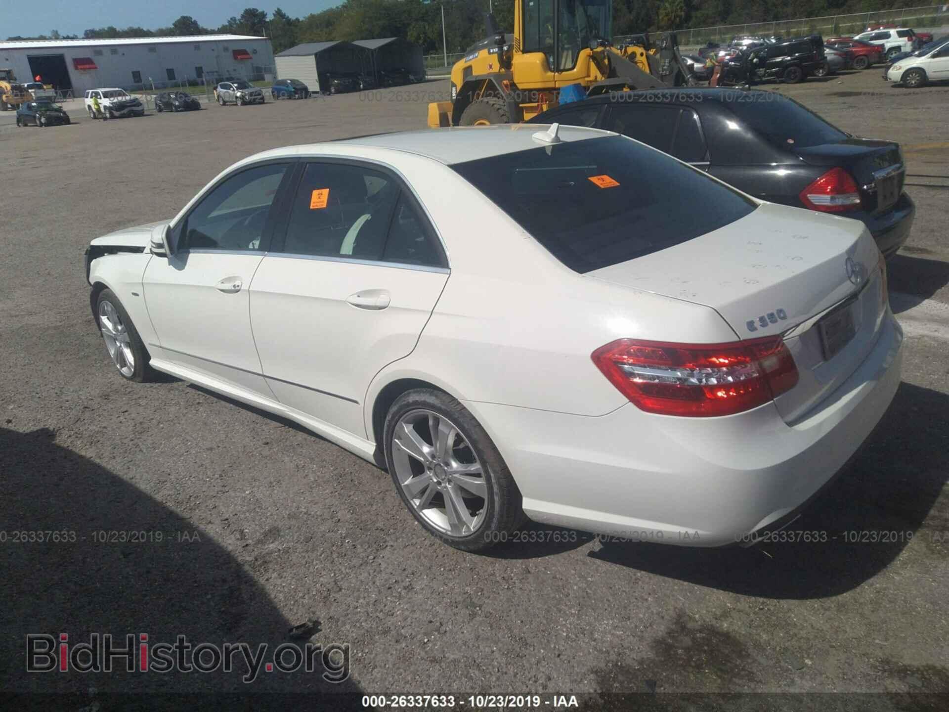 2012 MERCEDES-BENZ E - VIN: WDDHF5KB1CA525621 - Фото 3