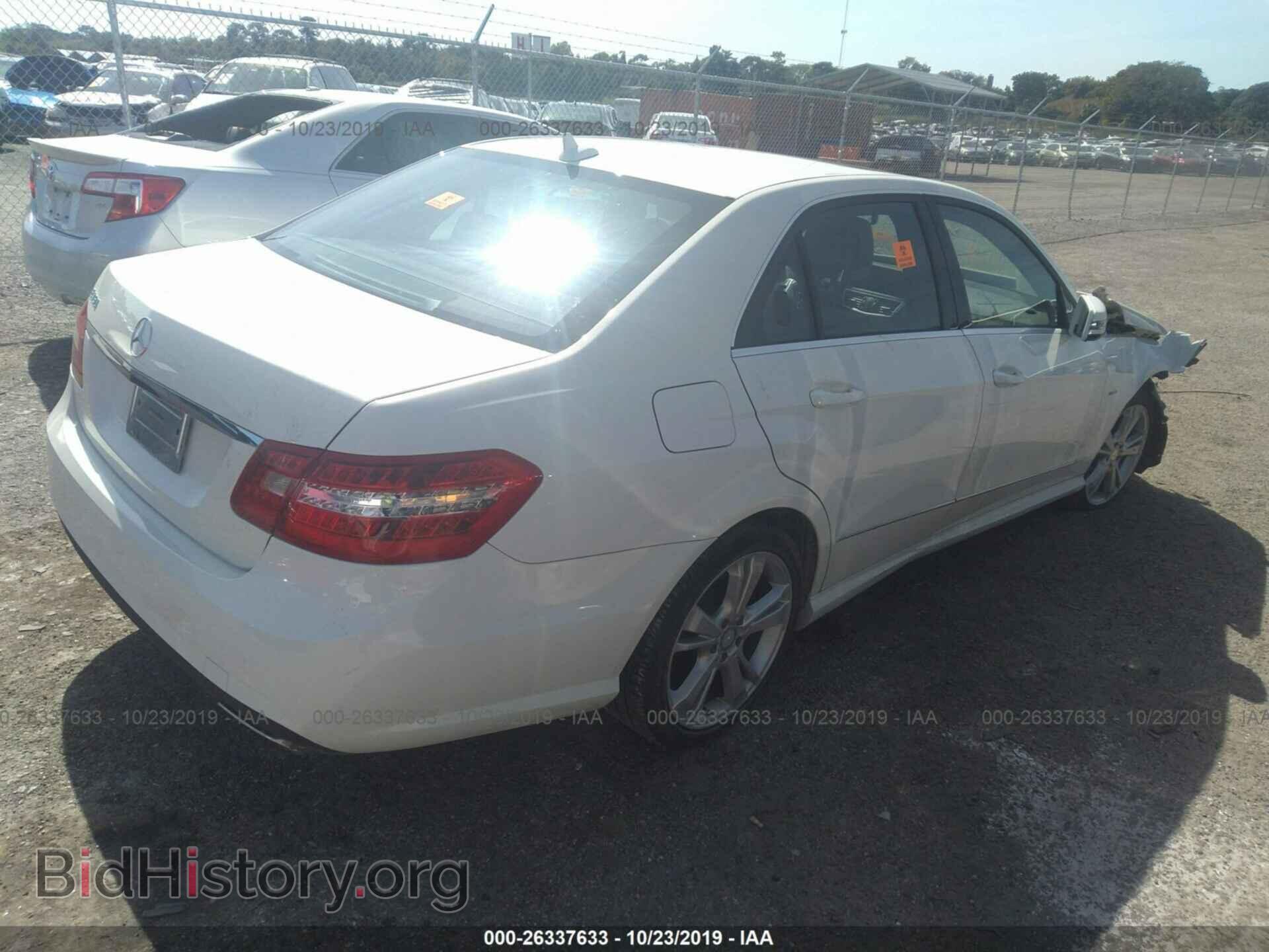 2012 MERCEDES-BENZ E - VIN: WDDHF5KB1CA525621 - Фото 4