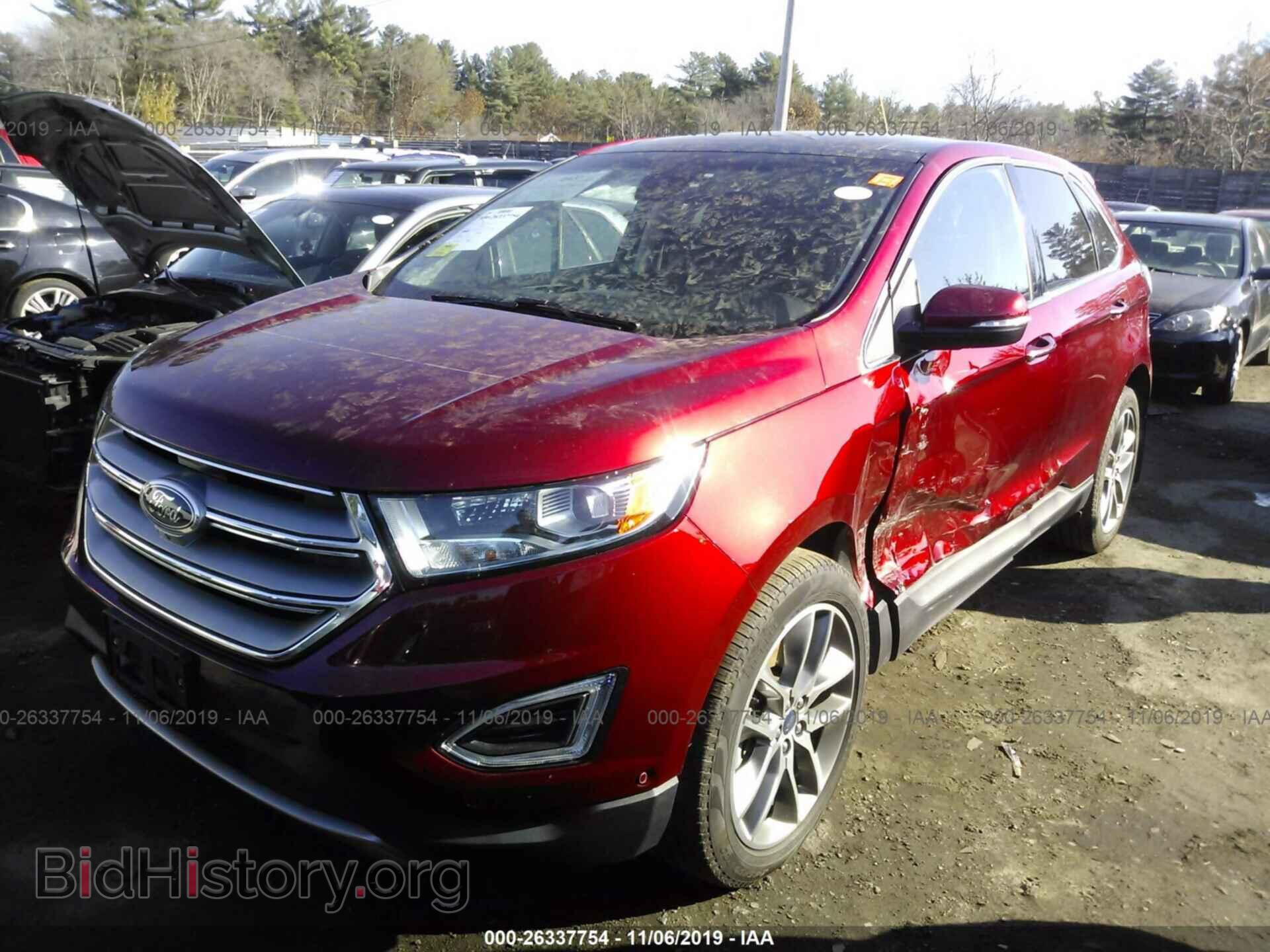 2015 FORD EDGE - VIN: 2FMPK4K89FBC27550 - Фото 2