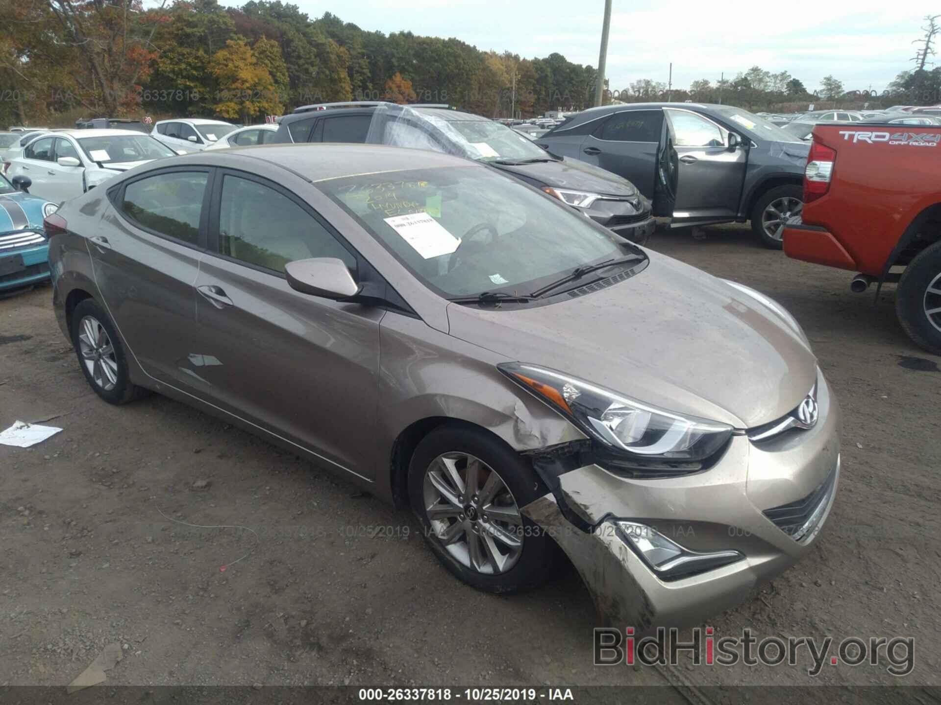 Photo 5NPDH4AE8EH477667 - HYUNDAI ELANTRA 2014