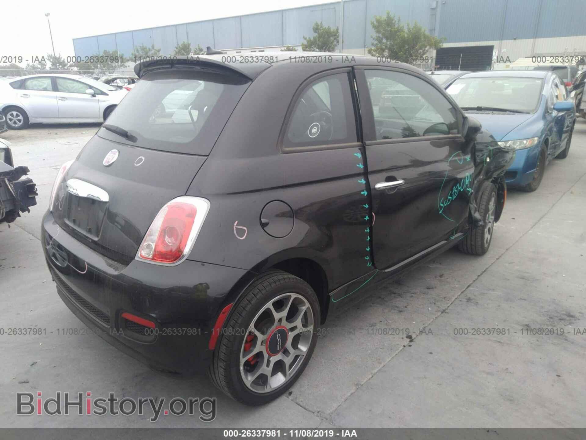 2012 Fiat 500 - VIN: 3C3CFFBR8CT370800 - Фото 4