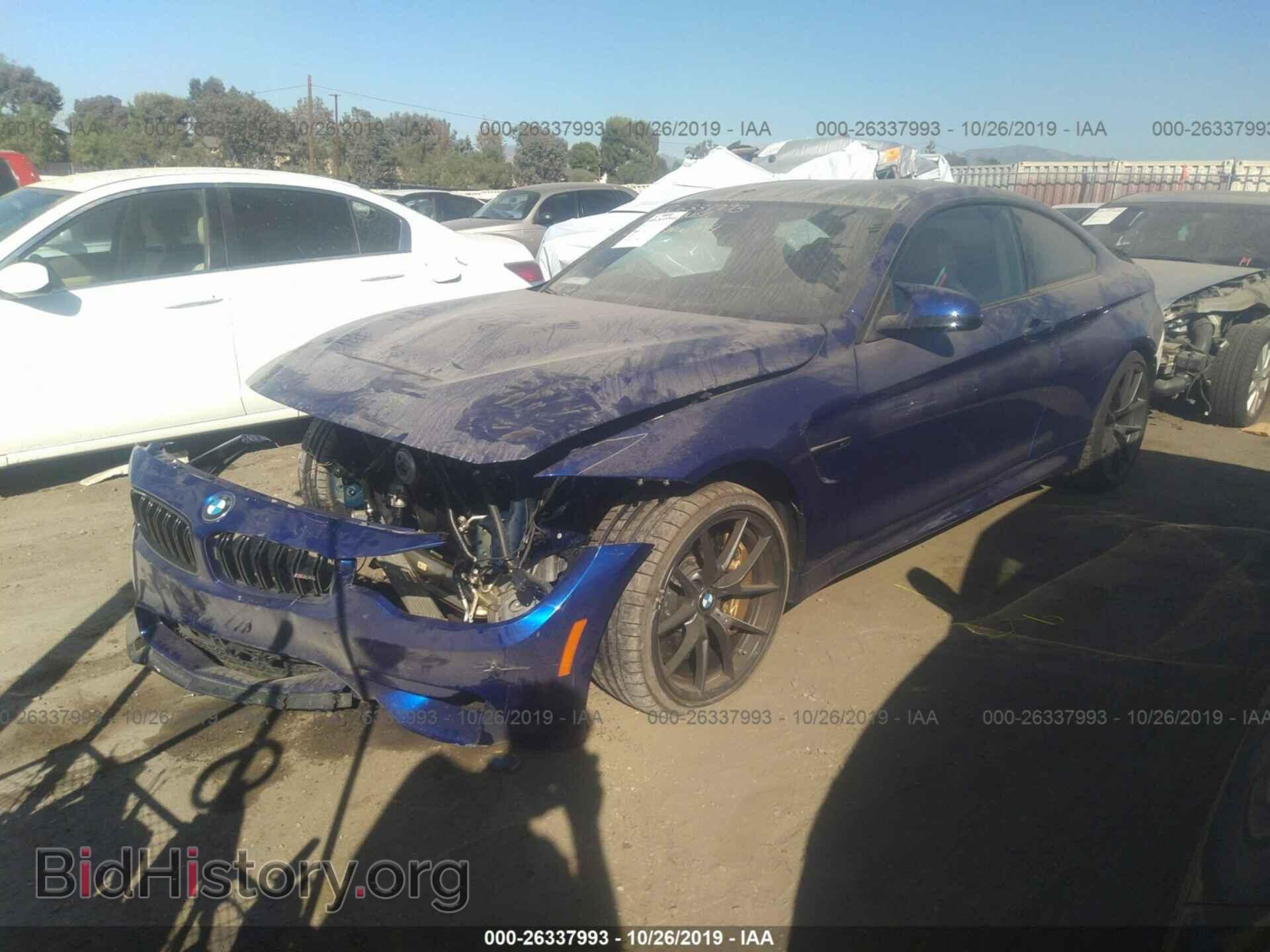 2019 BMW M4 - VIN: WBS3S7C56KAC09498 - Фото 2