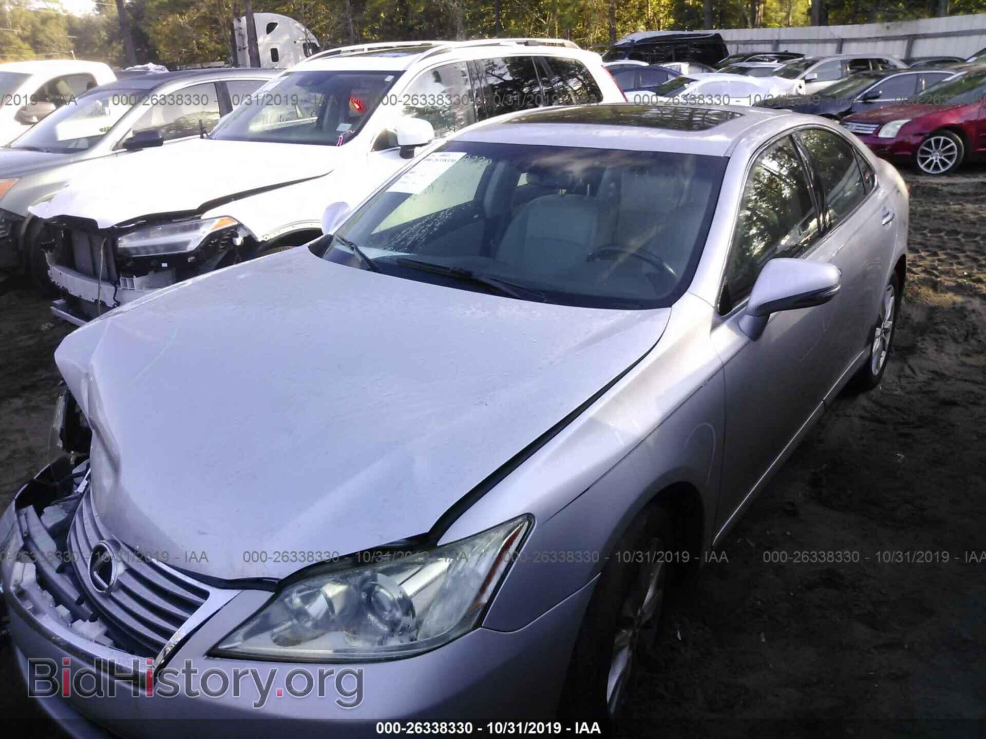 2012 LEXUS ES - VIN: JTHBK1EG6C2492443 - Фото 2
