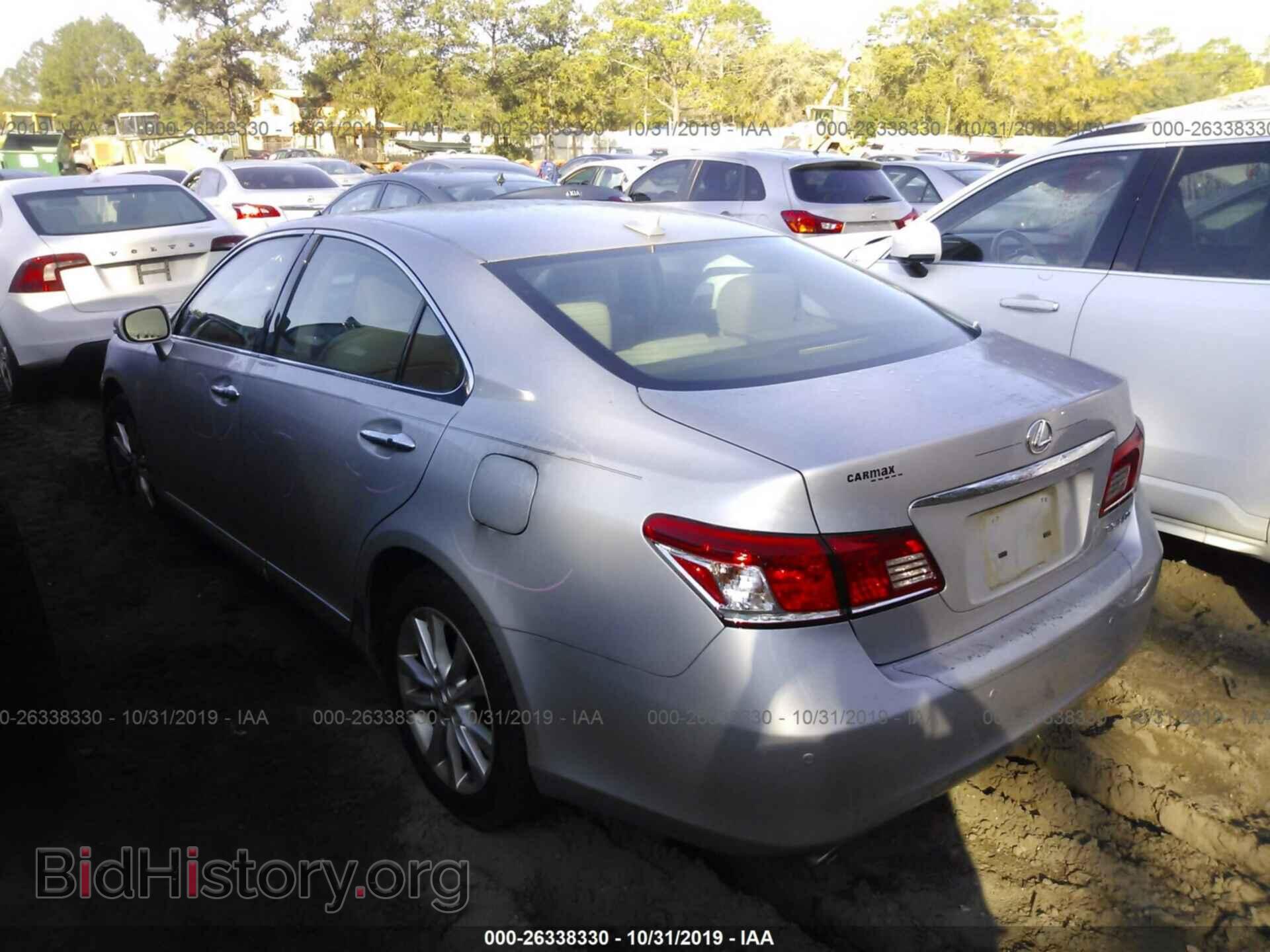 2012 LEXUS ES - VIN: JTHBK1EG6C2492443 - Фото 3
