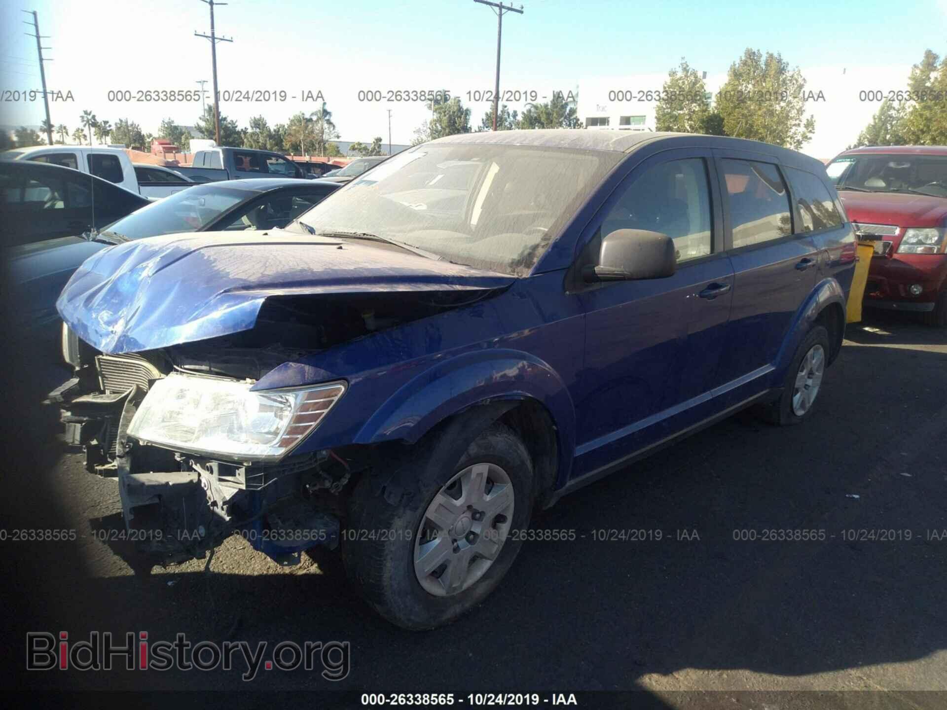 2012 DODGE JOURNEY - VIN: 3C4PDCABXCT255153 - Фото 2