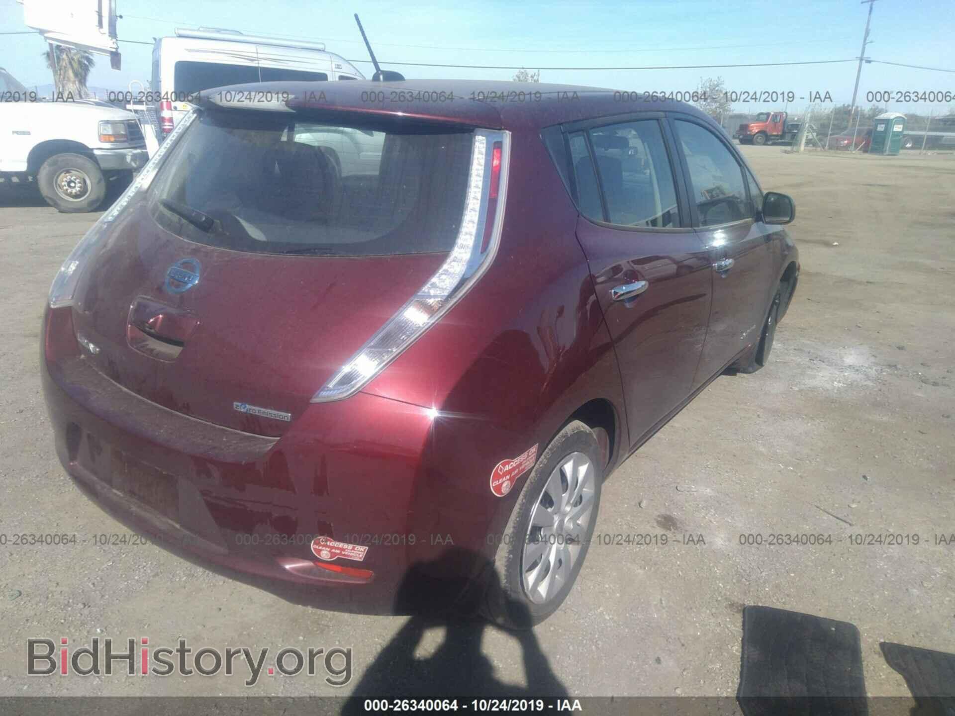 2017 NISSAN LEAF - VIN: 1N4BZ0CP0HC307014 - Фото 4