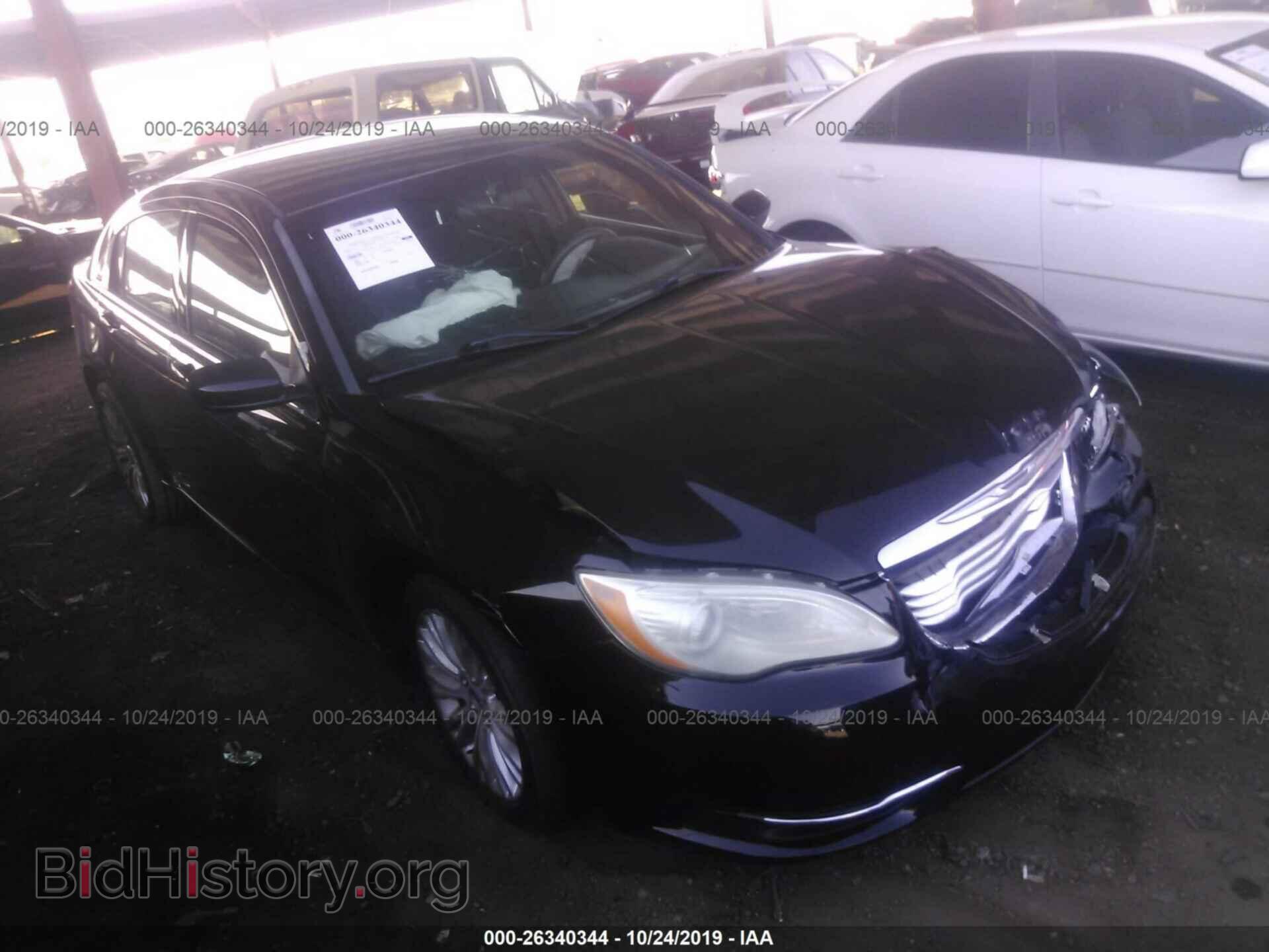 Фотография 1C3CCBAB9CN256892 - CHRYSLER 200 2012