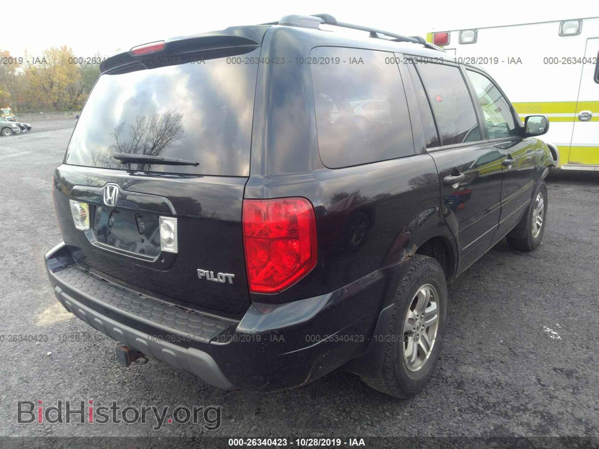 2005 HONDA PILOT - VIN: 2HKYF18575H002247 - Фото 4
