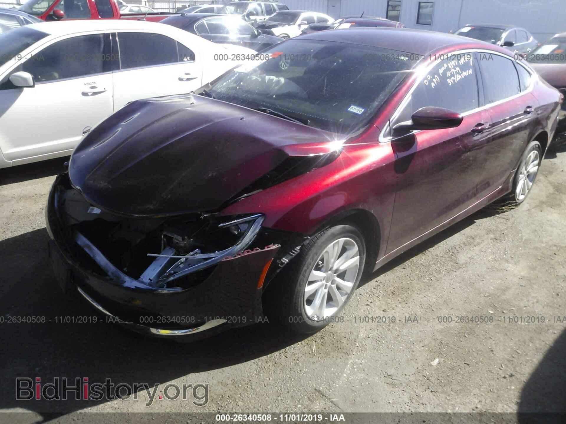 2016 CHRYSLER 200 - VIN: 1C3CCCAB5GN191907 - Фото 2