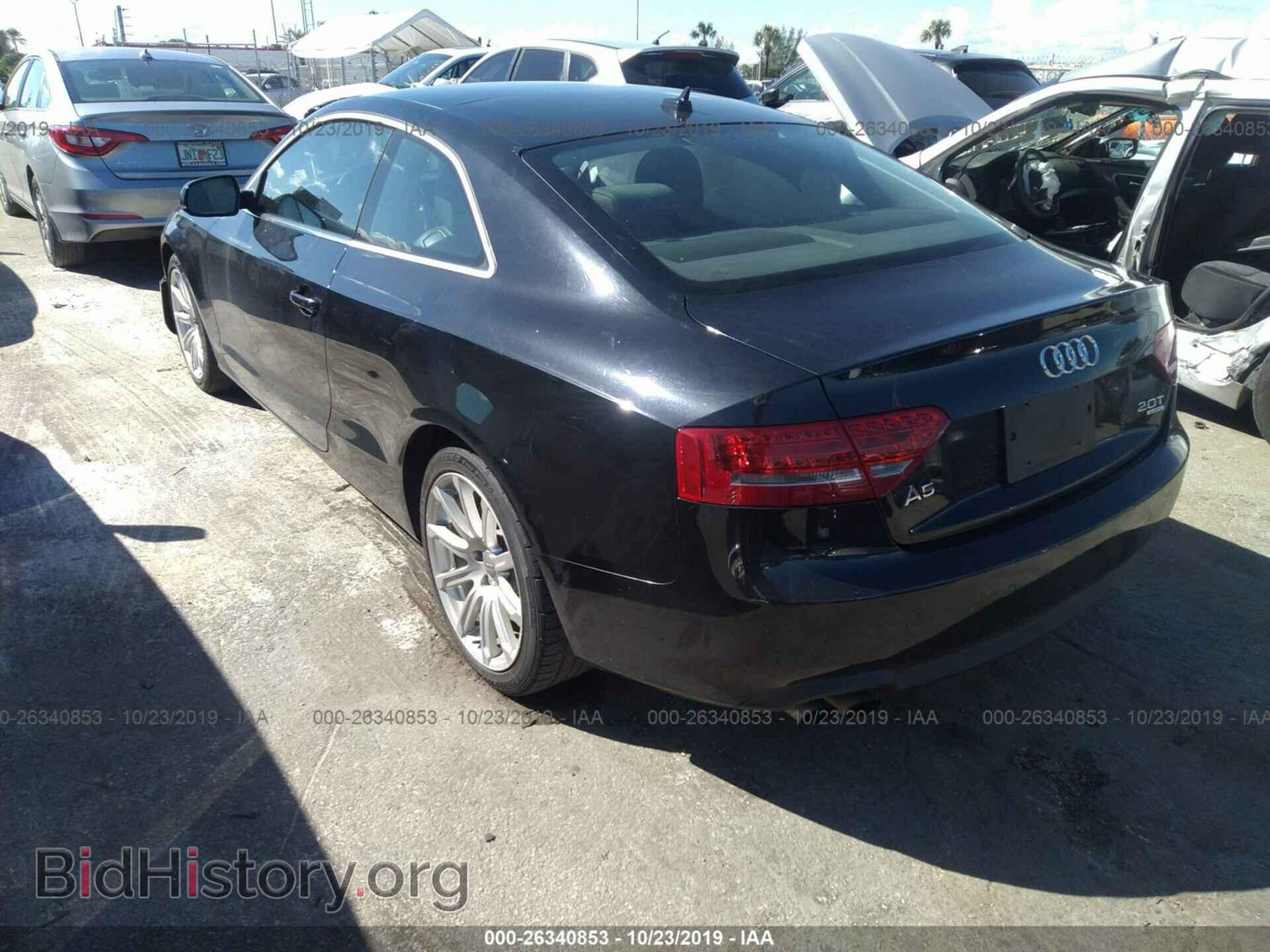 2012 AUDI A5 - VIN: WAURFAFR8CA013401 - Фото 3