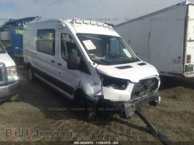 2018 Ford TRANSIT T-250, белый — VIN 1FDYR2CM4JKA14312, IAAI