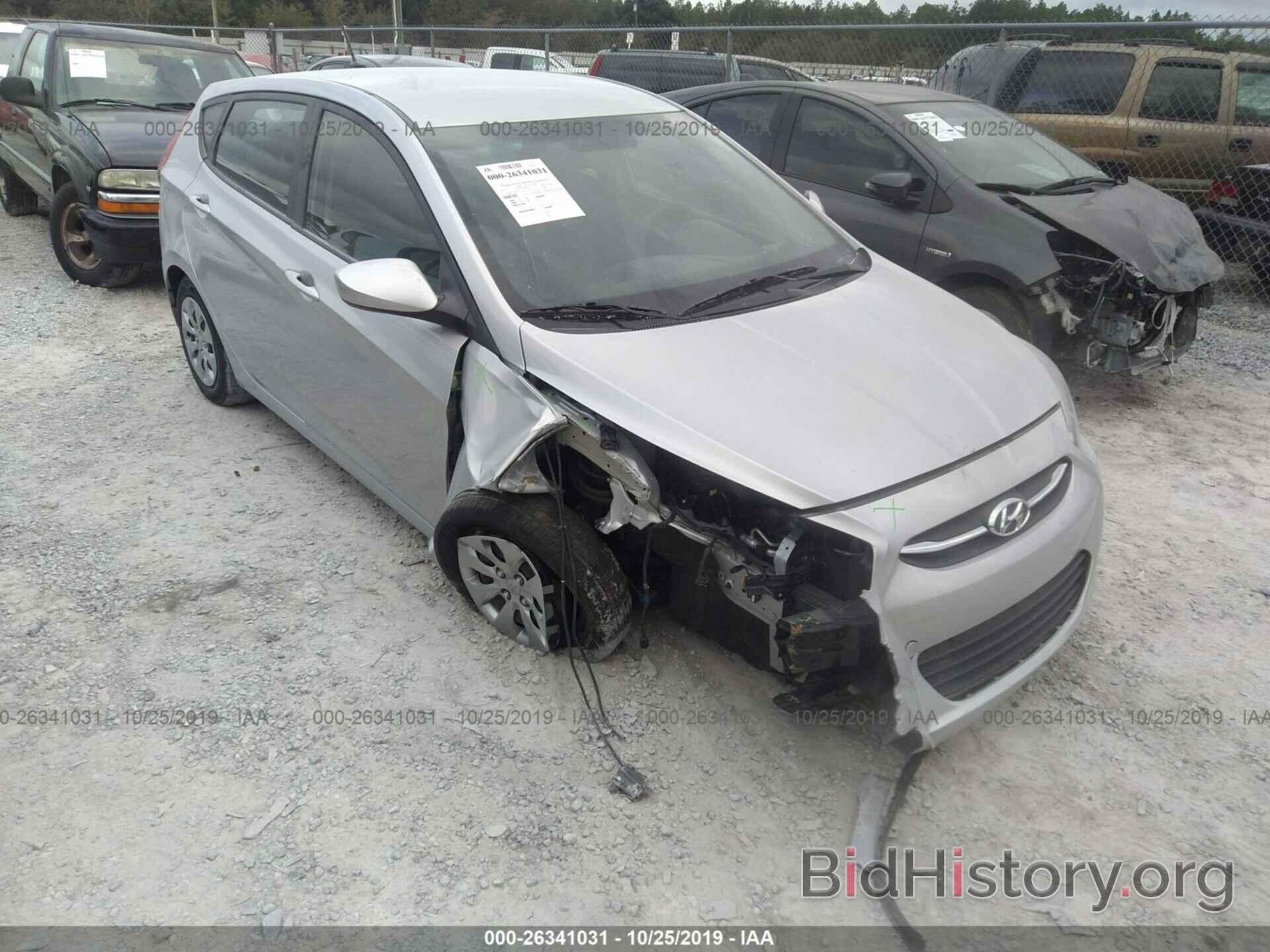 Photo KMHCT5AE6HU350180 - HYUNDAI ACCENT 2017