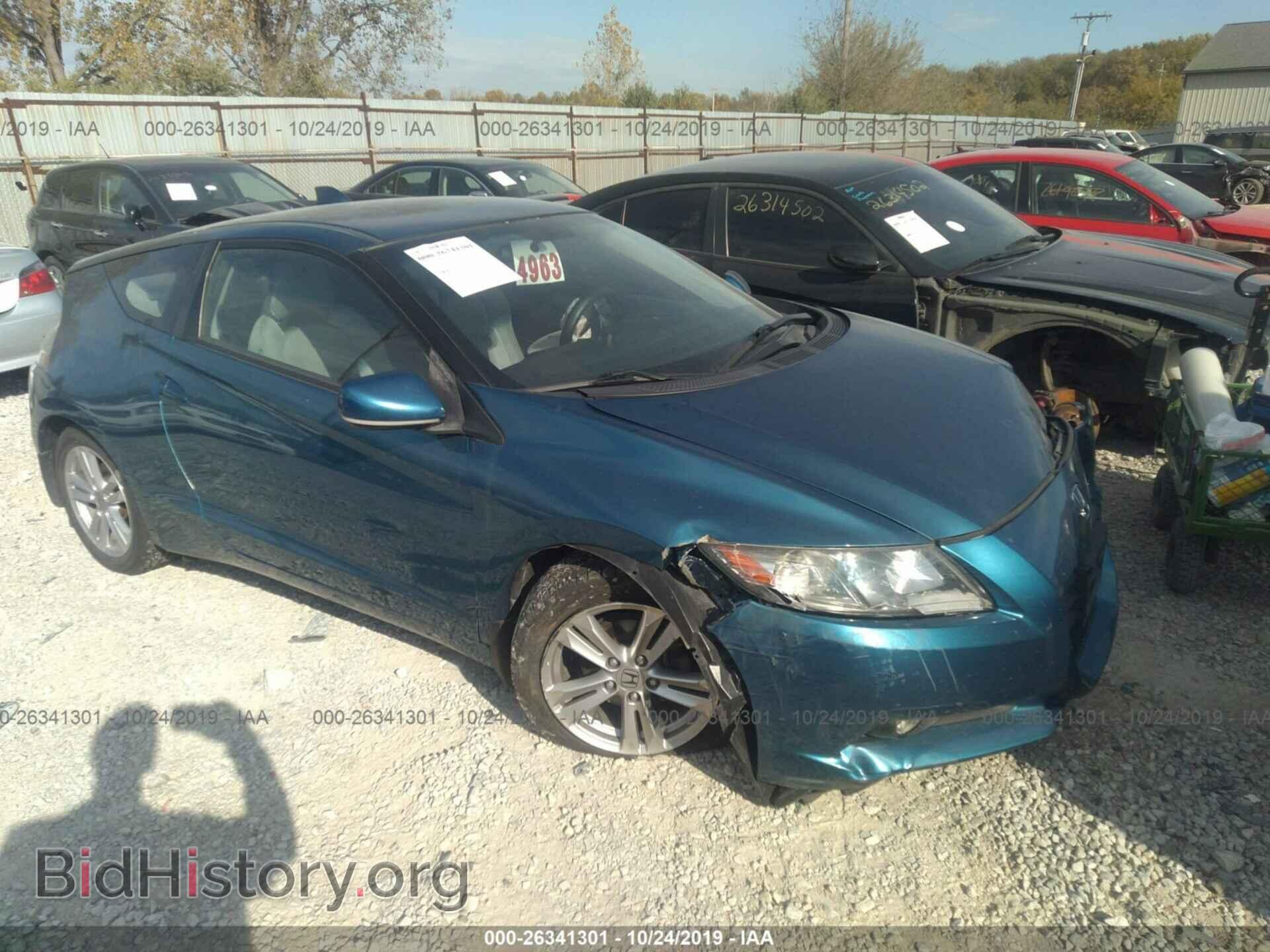 Фотография JHMZF1D60CS000985 - HONDA CR-Z 2012