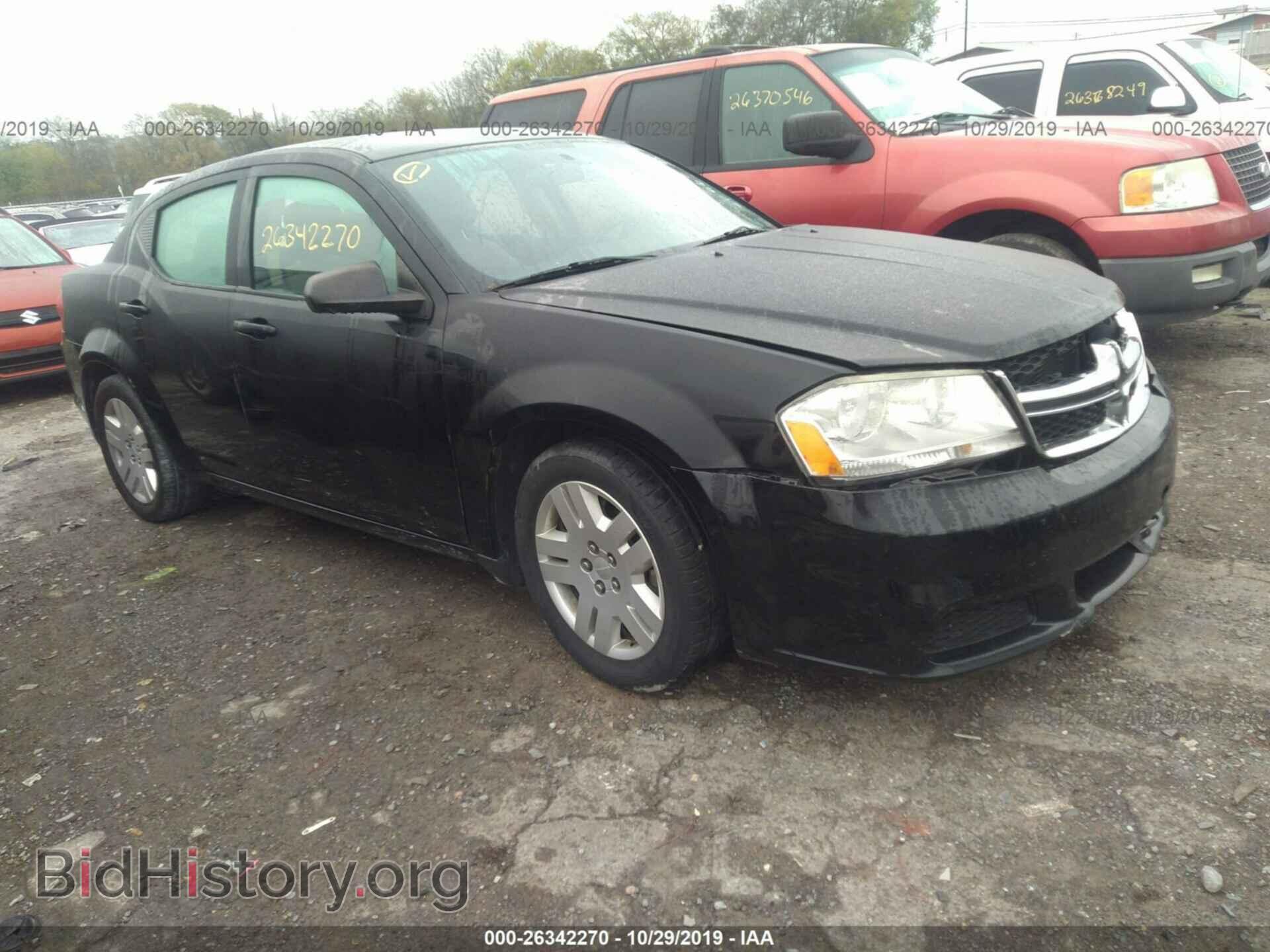 Фотография 1C3CDZAB2CN311463 - DODGE AVENGER 2012