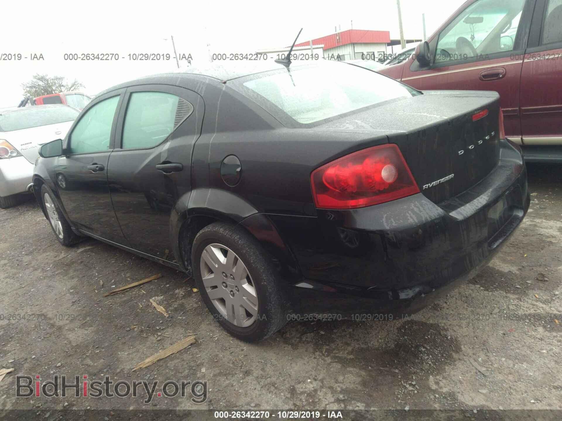 2012 DODGE AVENGER - VIN: 1C3CDZAB2CN311463 - Фото 3