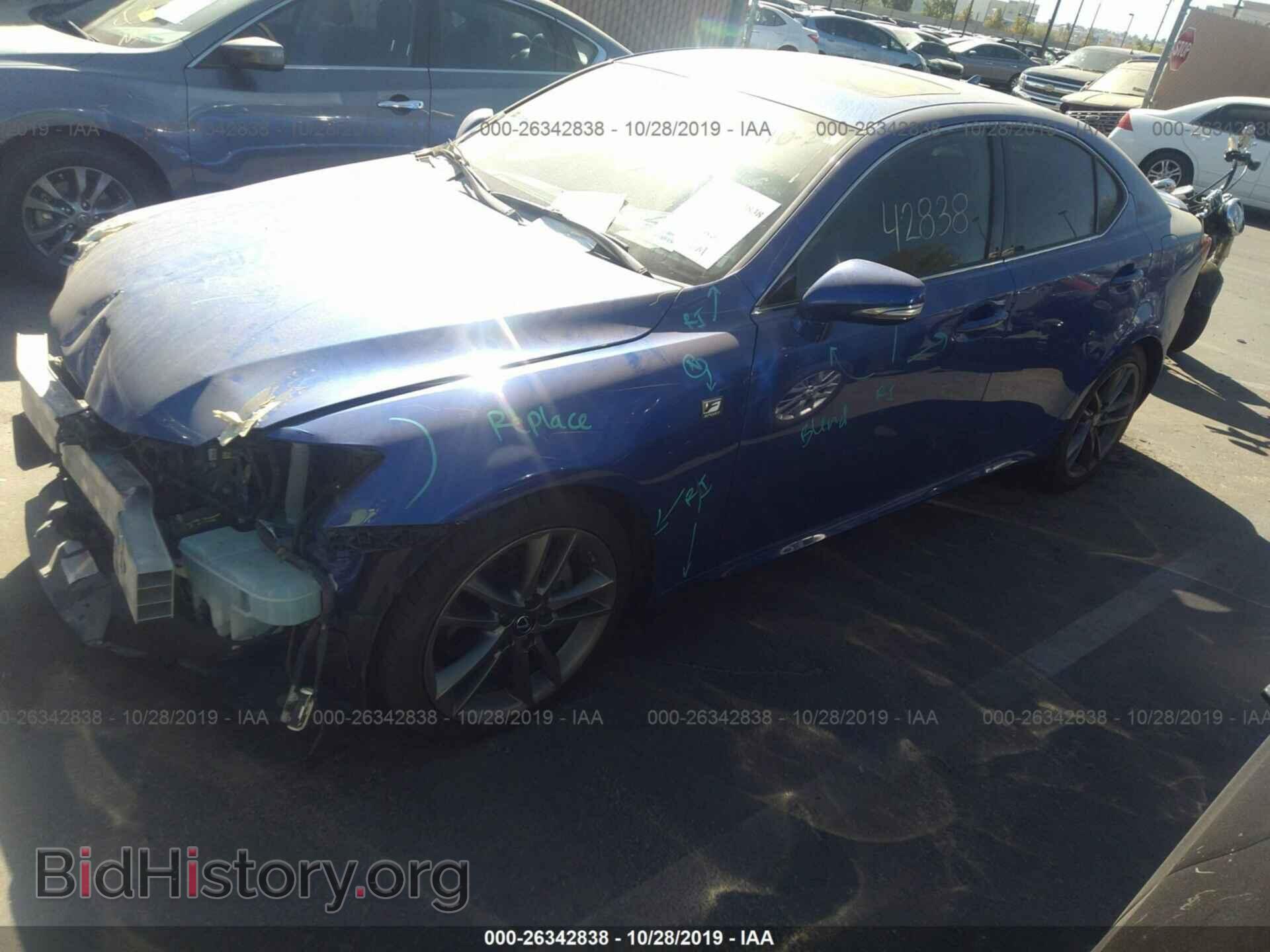 2011 LEXUS IS - VIN: JTHBF5C25B5146092 - Фото 2