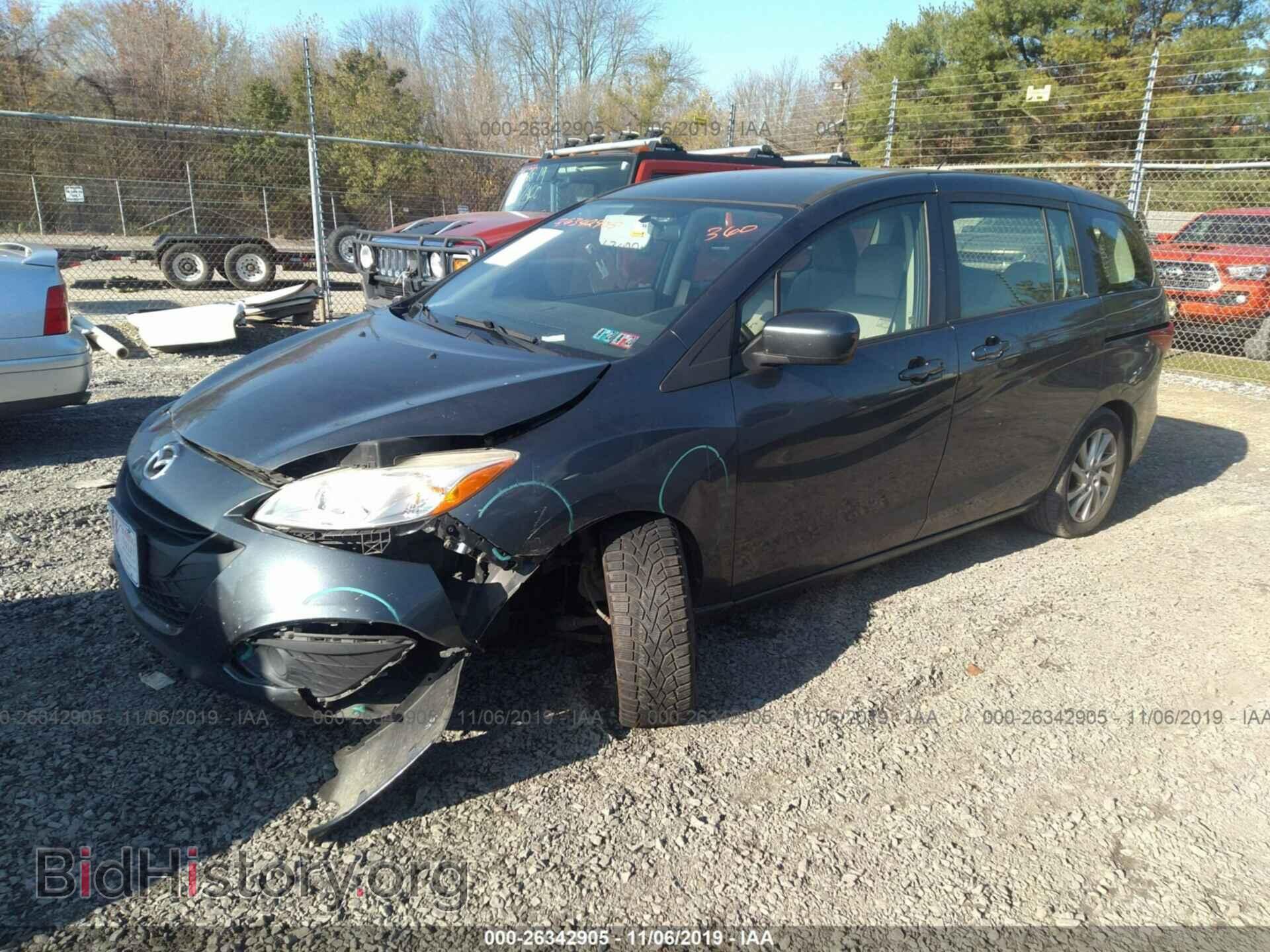 2012 MAZDA 5 - VIN: JM1CW2BL8C0120261 - Фото 2