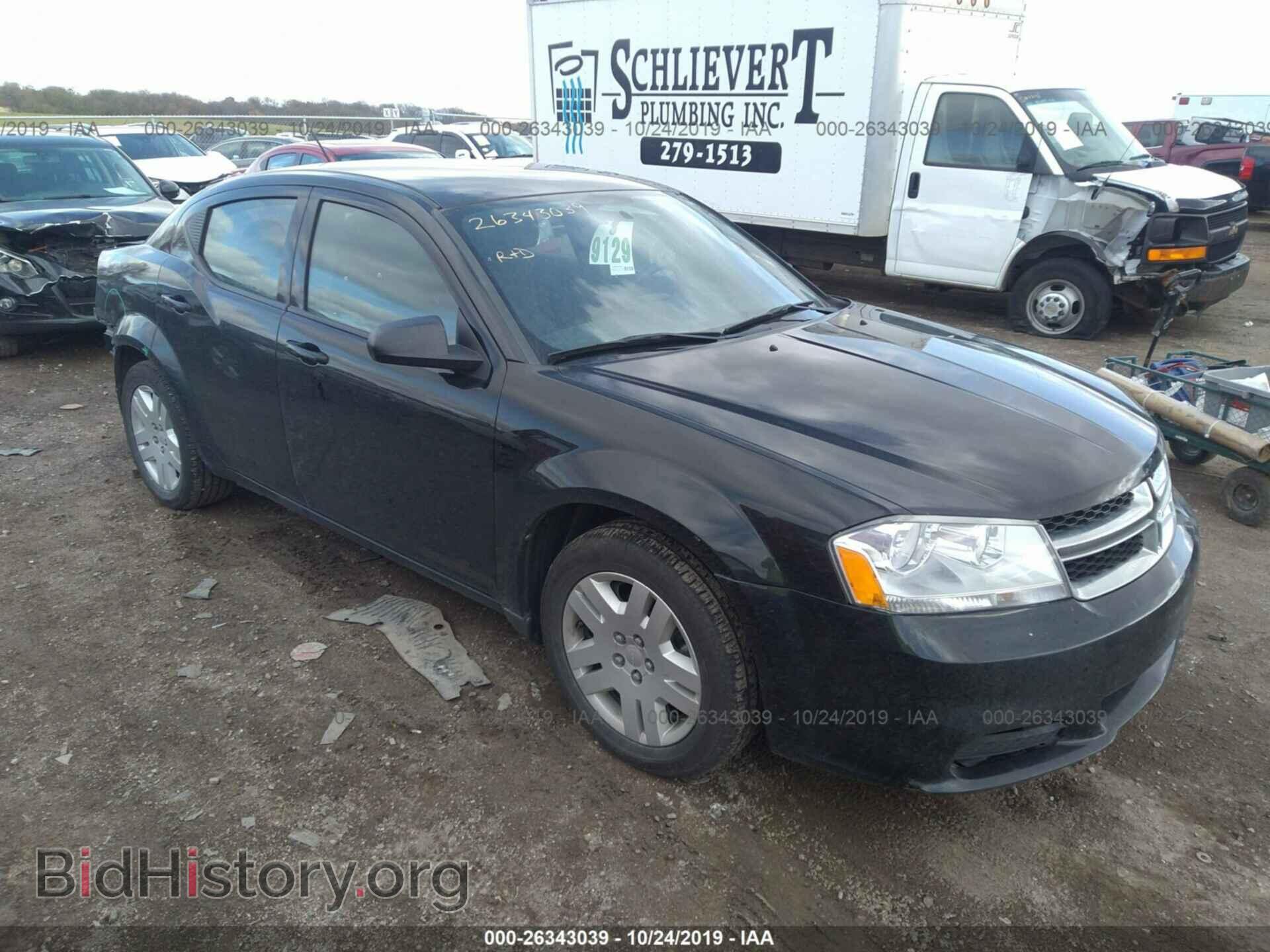 Фотография 1C3CDZAB2DN725327 - DODGE AVENGER 2013