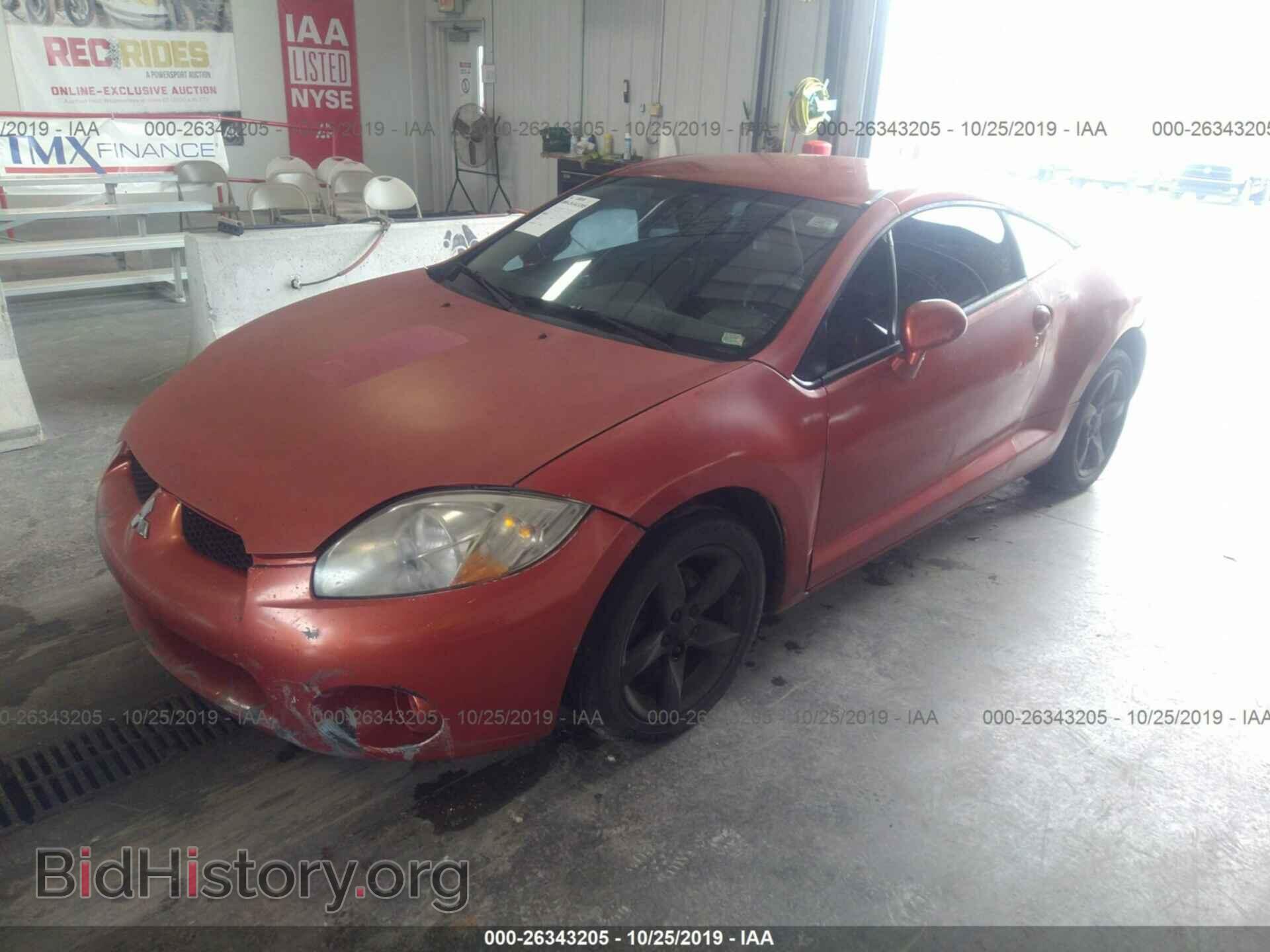 2008 MITSUBISHI ECLIPSE - VIN: 4A3AK24F08E037893 - Фото 2