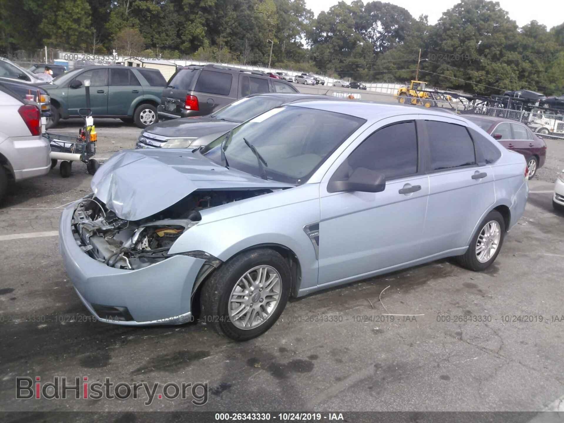 2008 FORD FOCUS - VIN: 1FAHP35N08W300382 - Фото 2