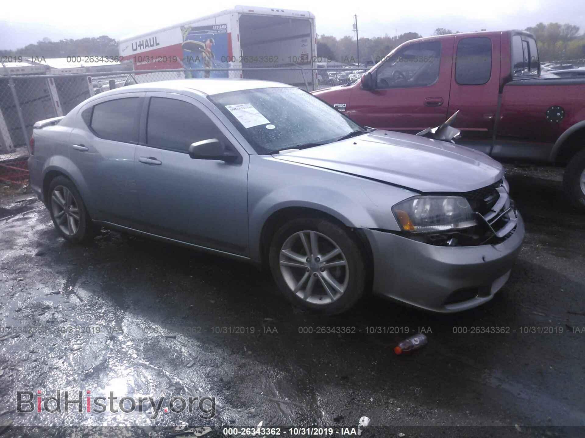 Фотография 1C3CDZAG9EN138586 - DODGE AVENGER 2014