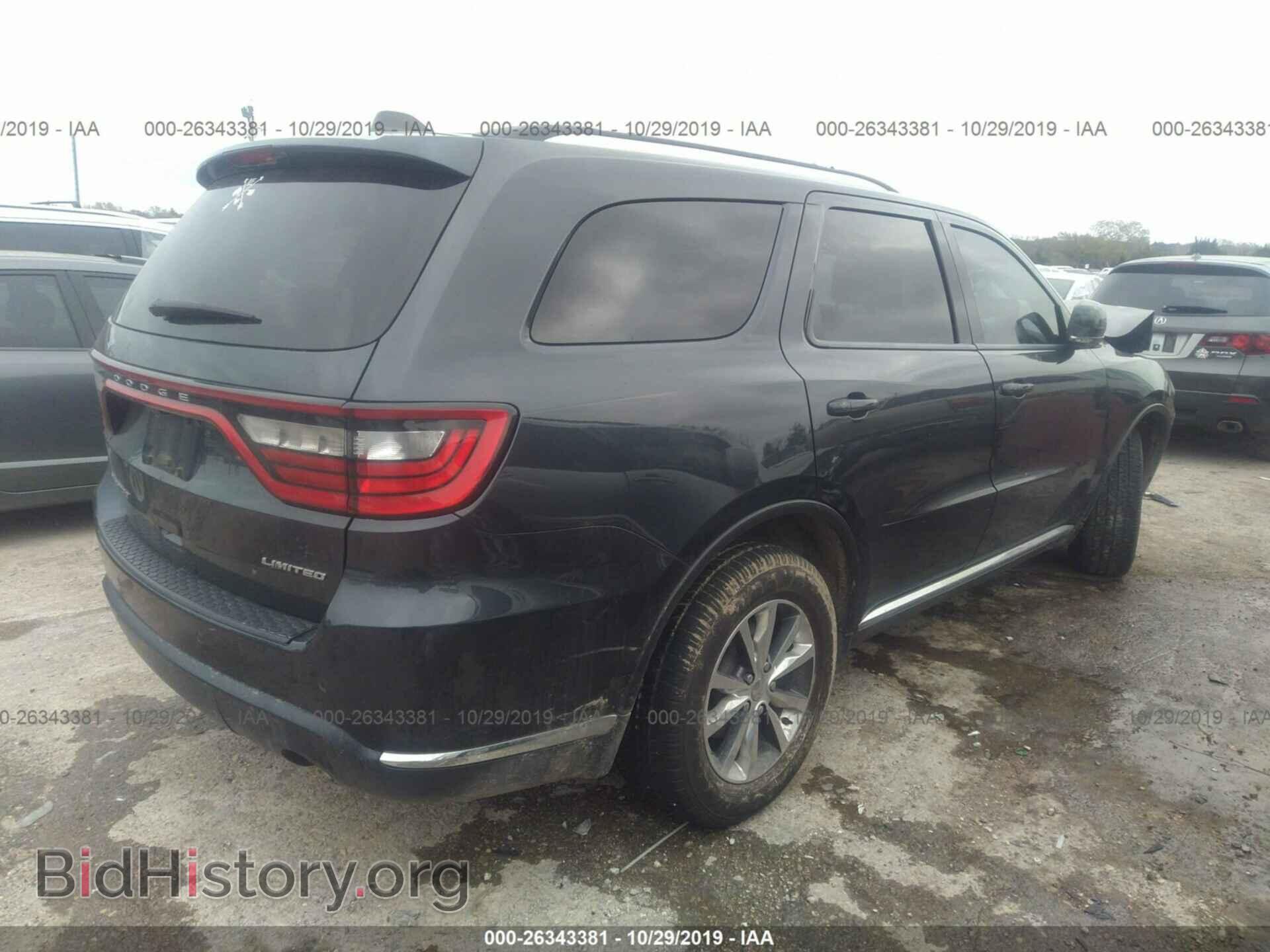 2016 DODGE DURANGO - VIN: 1C4RDHDG9GC352973 - Фото 4