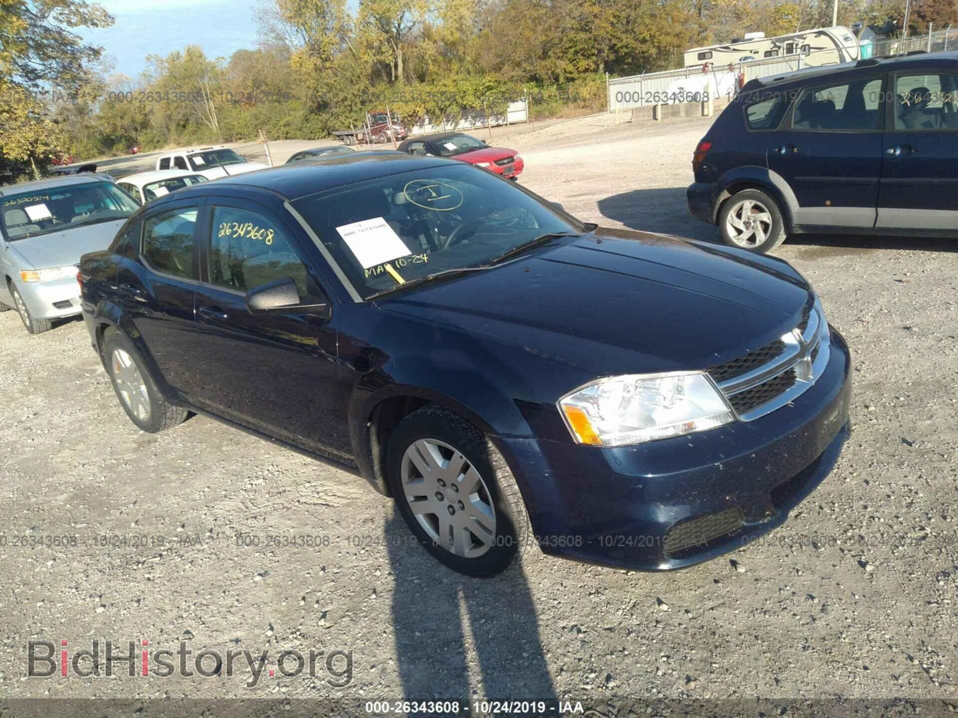 Photo 1C3CDZAB7DN730782 - DODGE AVENGER 2013