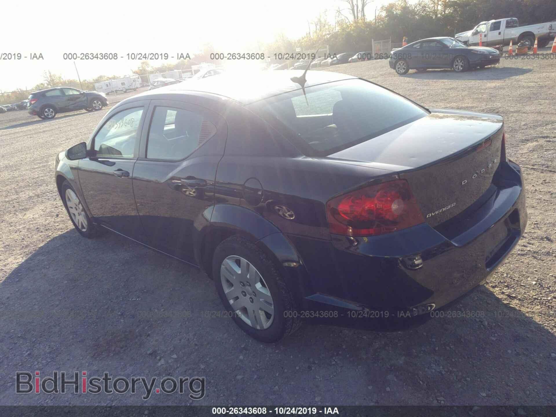 2013 DODGE AVENGER - VIN: 1C3CDZAB7DN730782 - Фото 3
