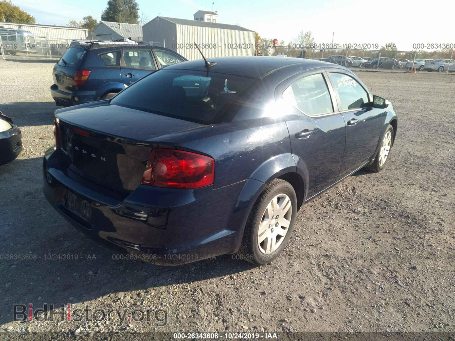 2013 DODGE AVENGER - VIN: 1C3CDZAB7DN730782 - Фото 4