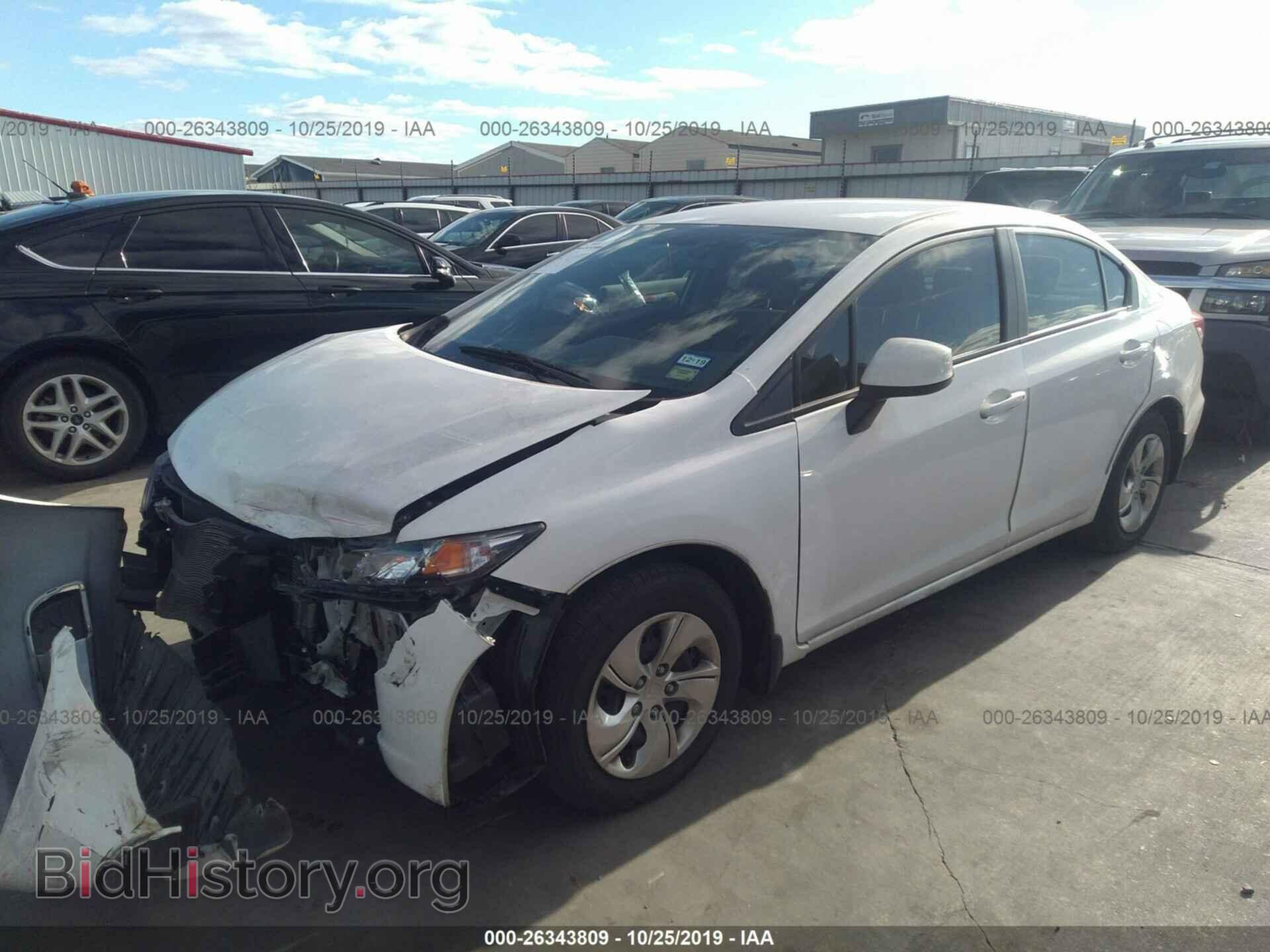 2013 HONDA CIVIC - VIN: 19XFB2E57DE099353 - Фото 2