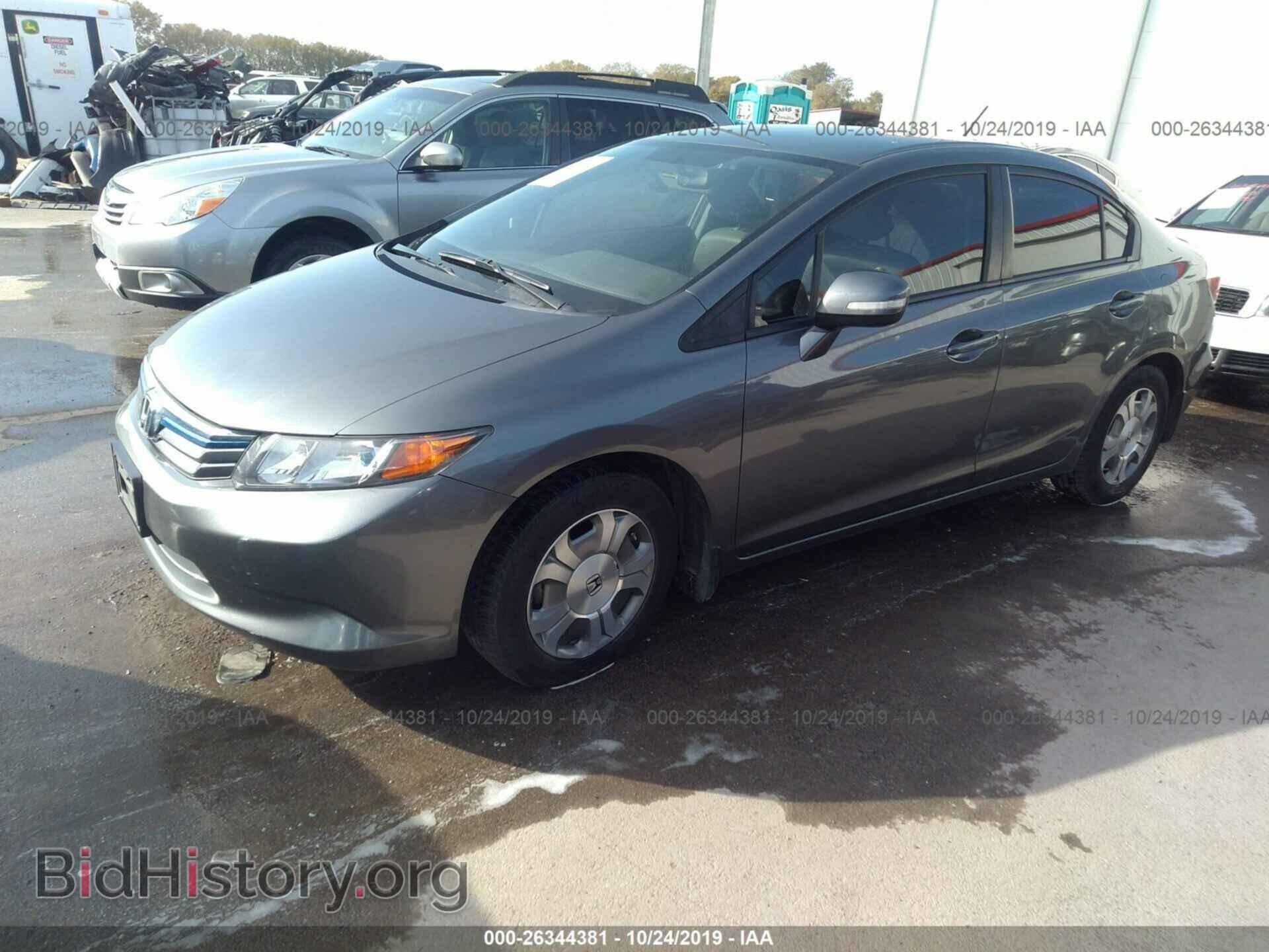 2012 HONDA CIVIC - VIN: JHMFB4F34CS005321 - Фото 2